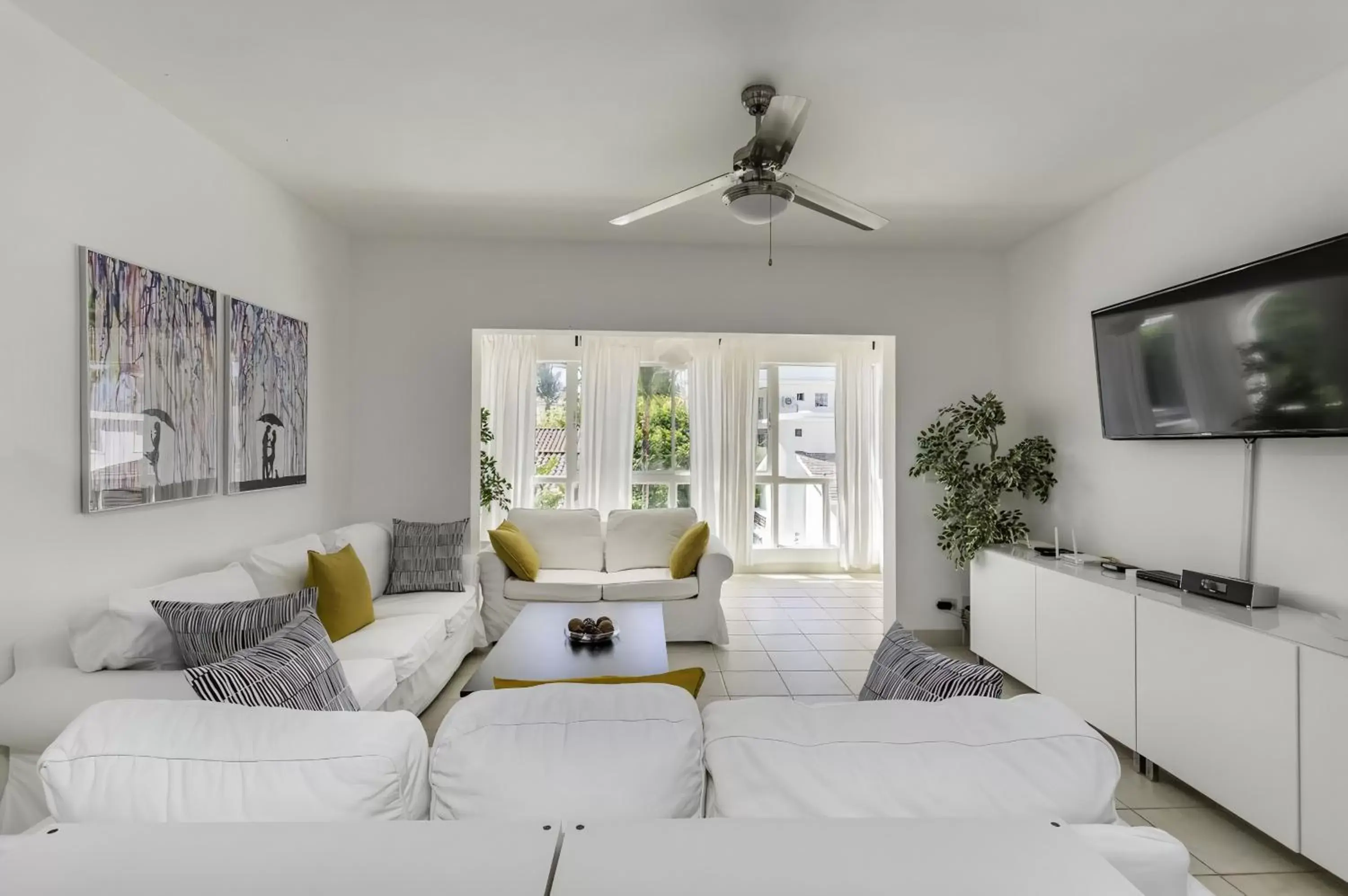 TV and multimedia, Seating Area in Flor del Mar Condo Punta Cana Beachfront