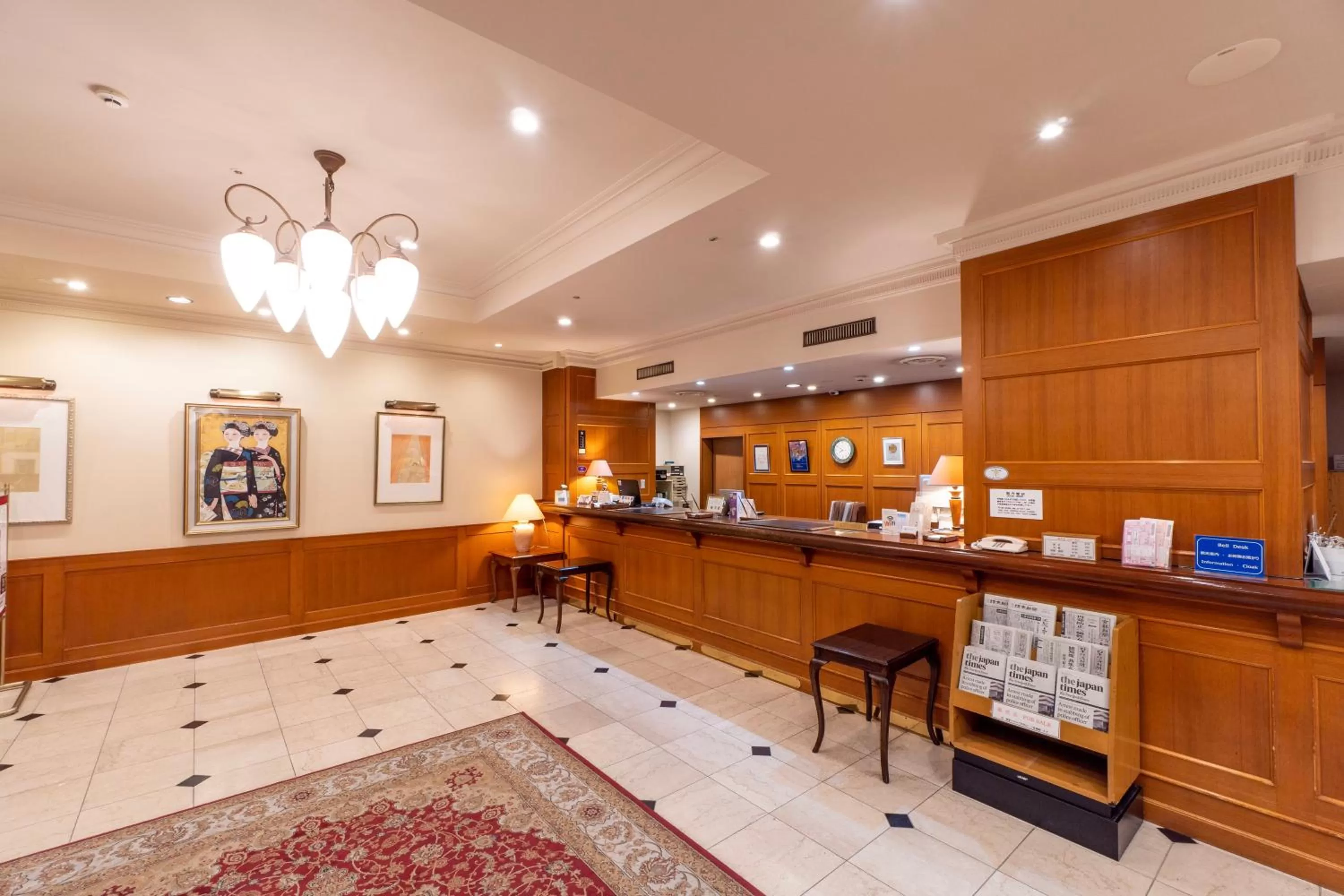 Lobby or reception in Hotel Gimmond Kyoto