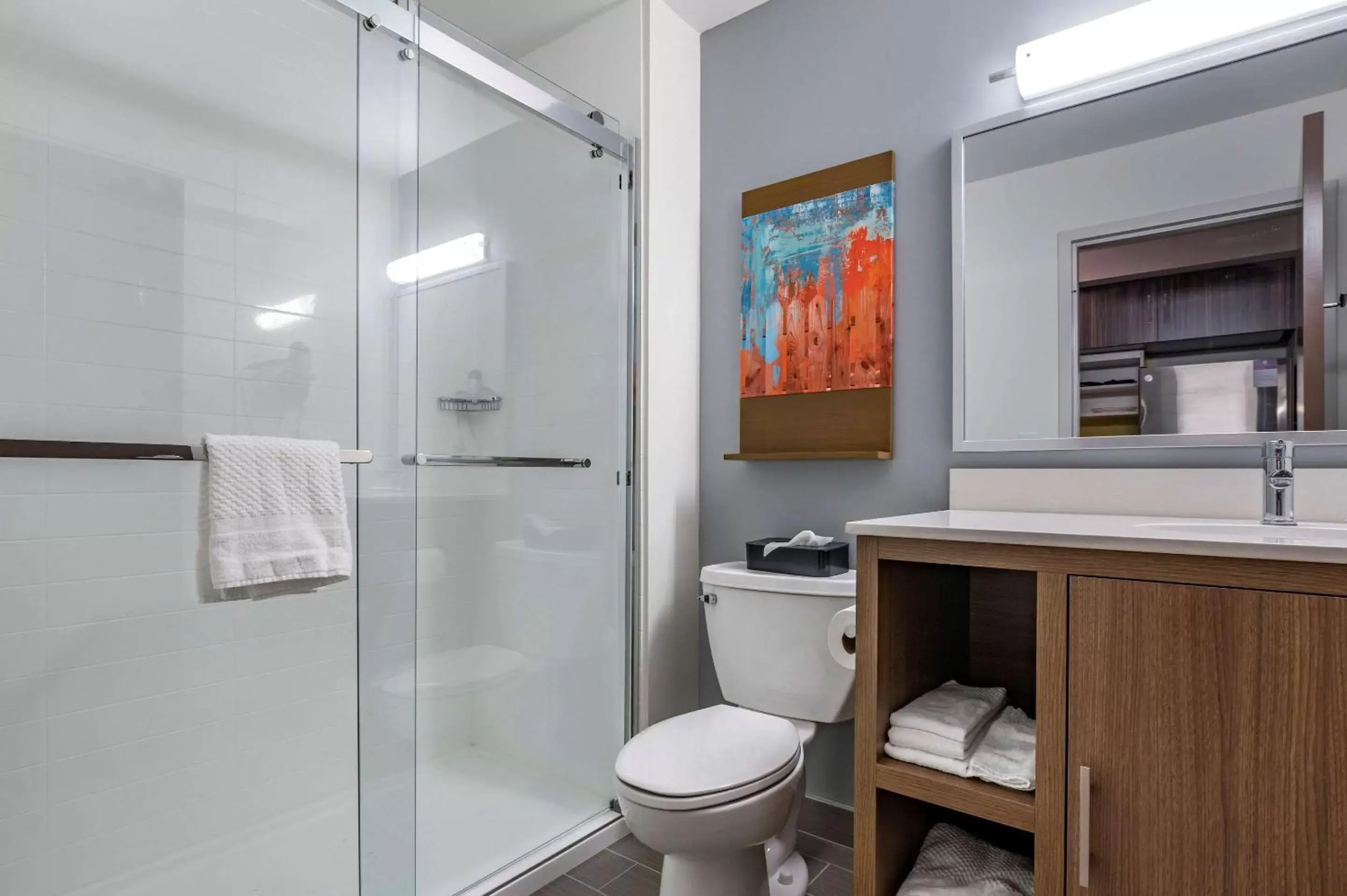 Photo of the whole room, Bathroom in MainStay Suites