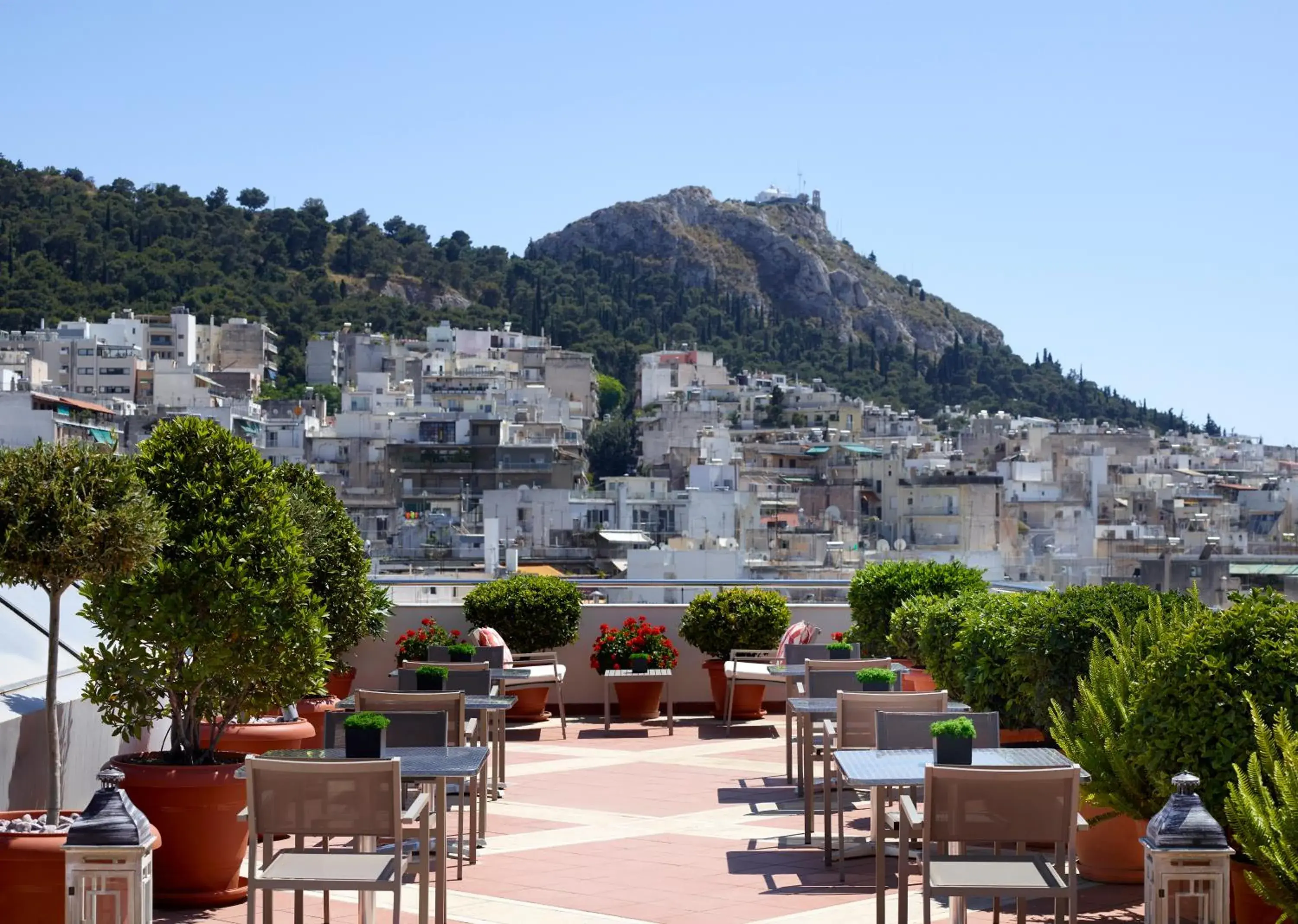 Patio, Restaurant/Places to Eat in Athens Zafolia Hotel