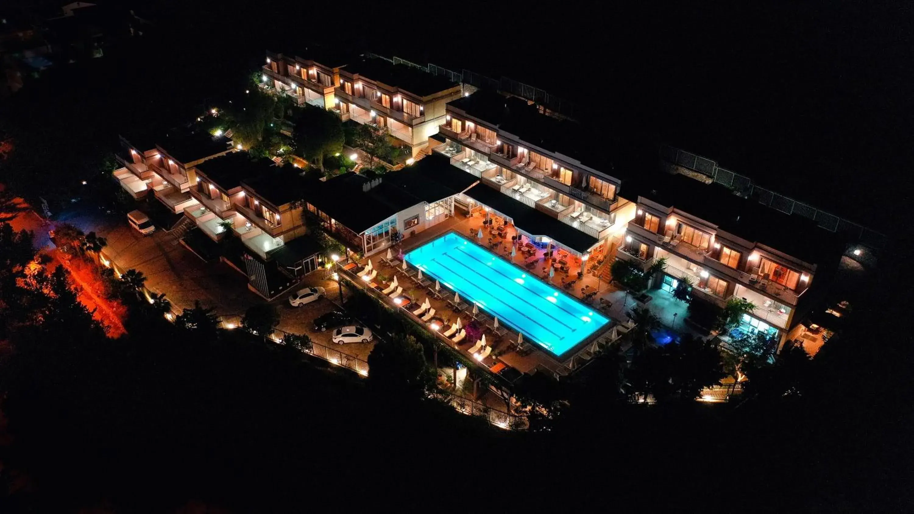 Bird's eye view, Bird's-eye View in Happy Hotel