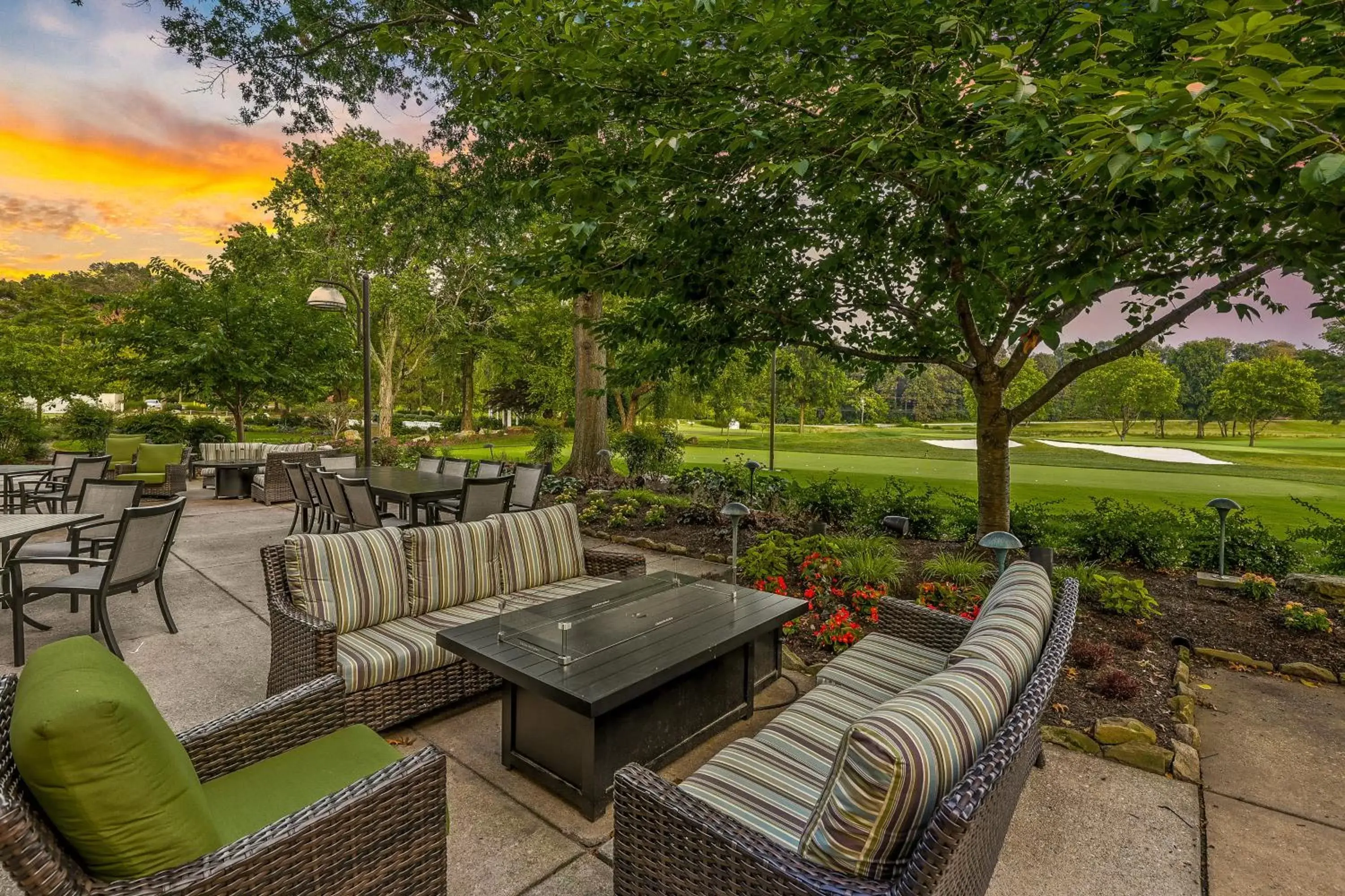 Patio in Turf Valley Resort