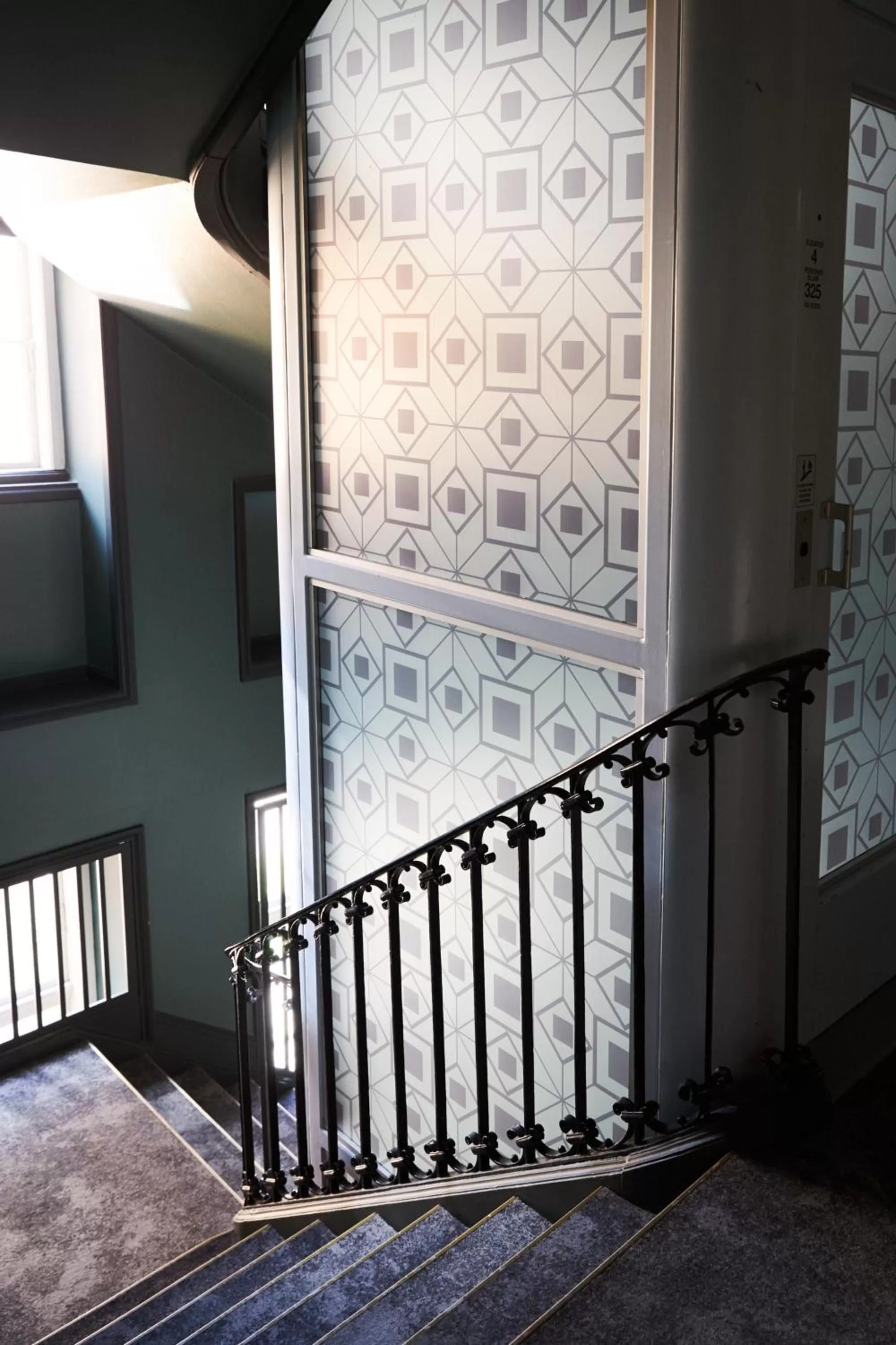 Decorative detail in Hotel Danmark