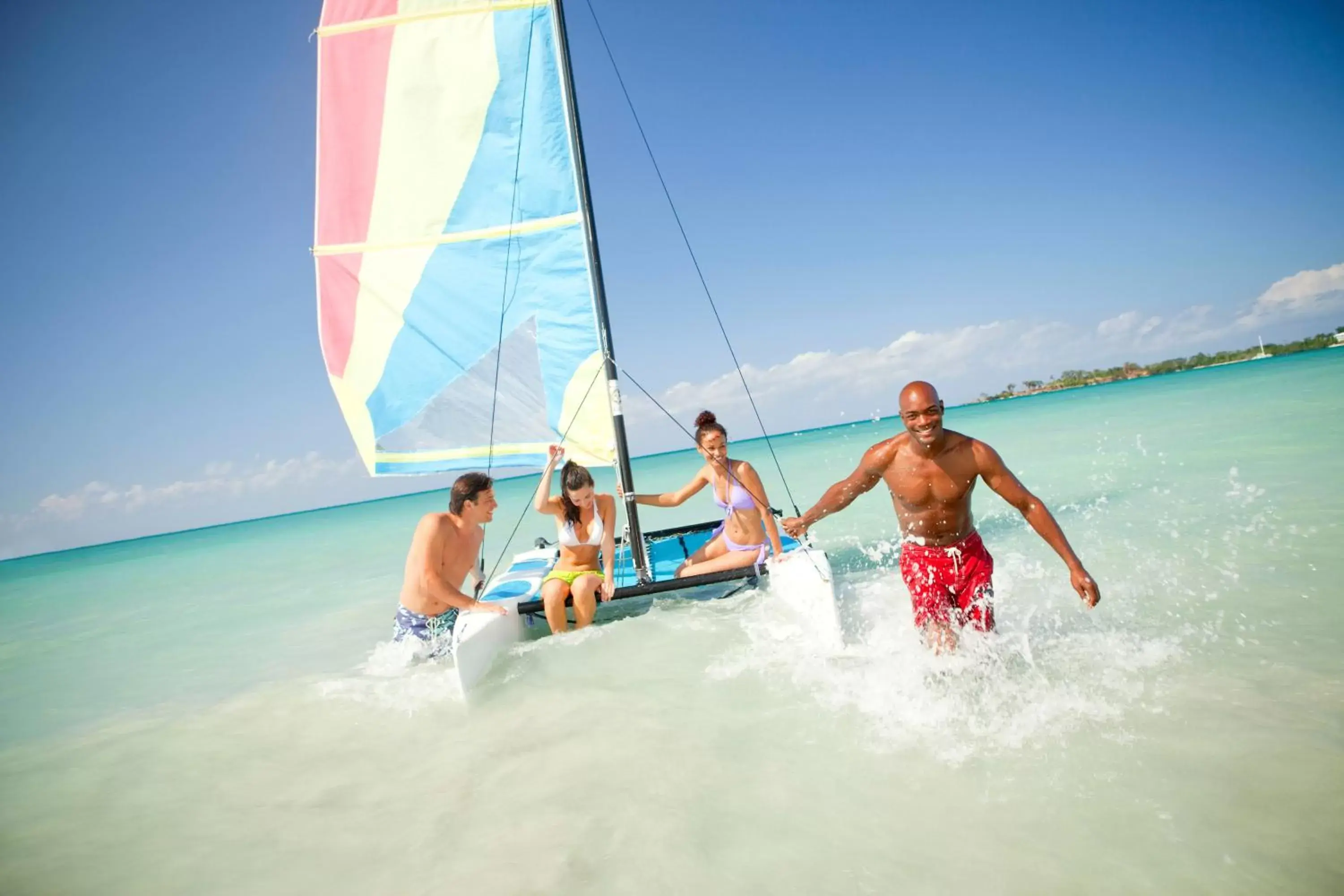 People, Windsurfing in Couples Negril