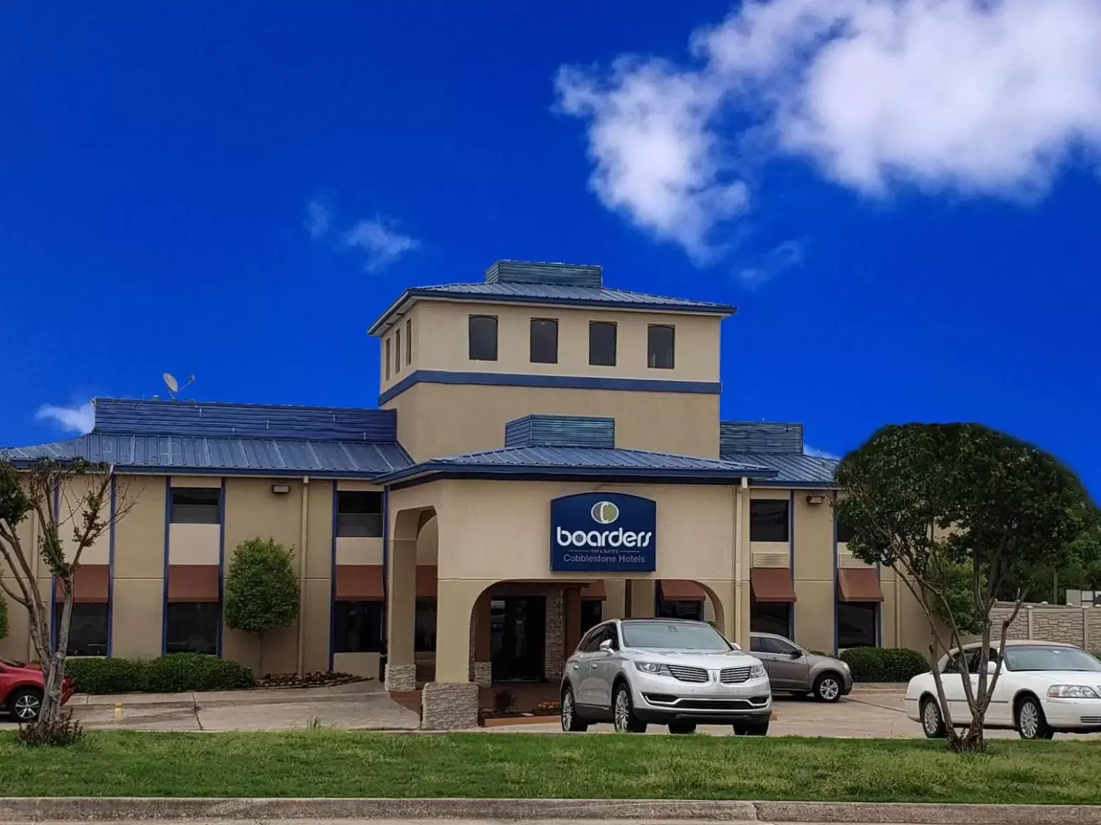 Property building in Boarders Inn and Suites by Cobblestone Hotels - Ardmore