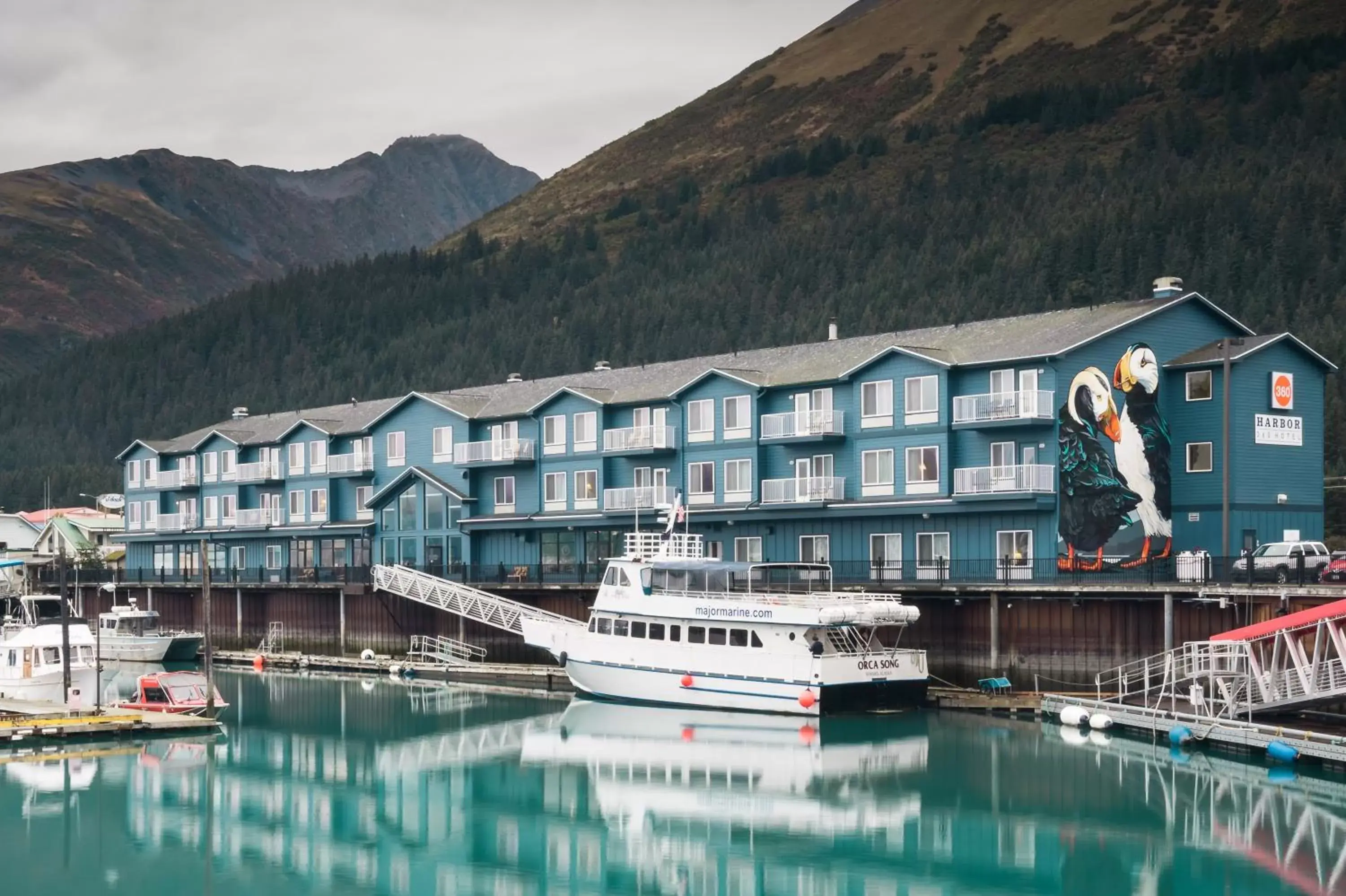 Property Building in Harbor 360 Hotel Seward