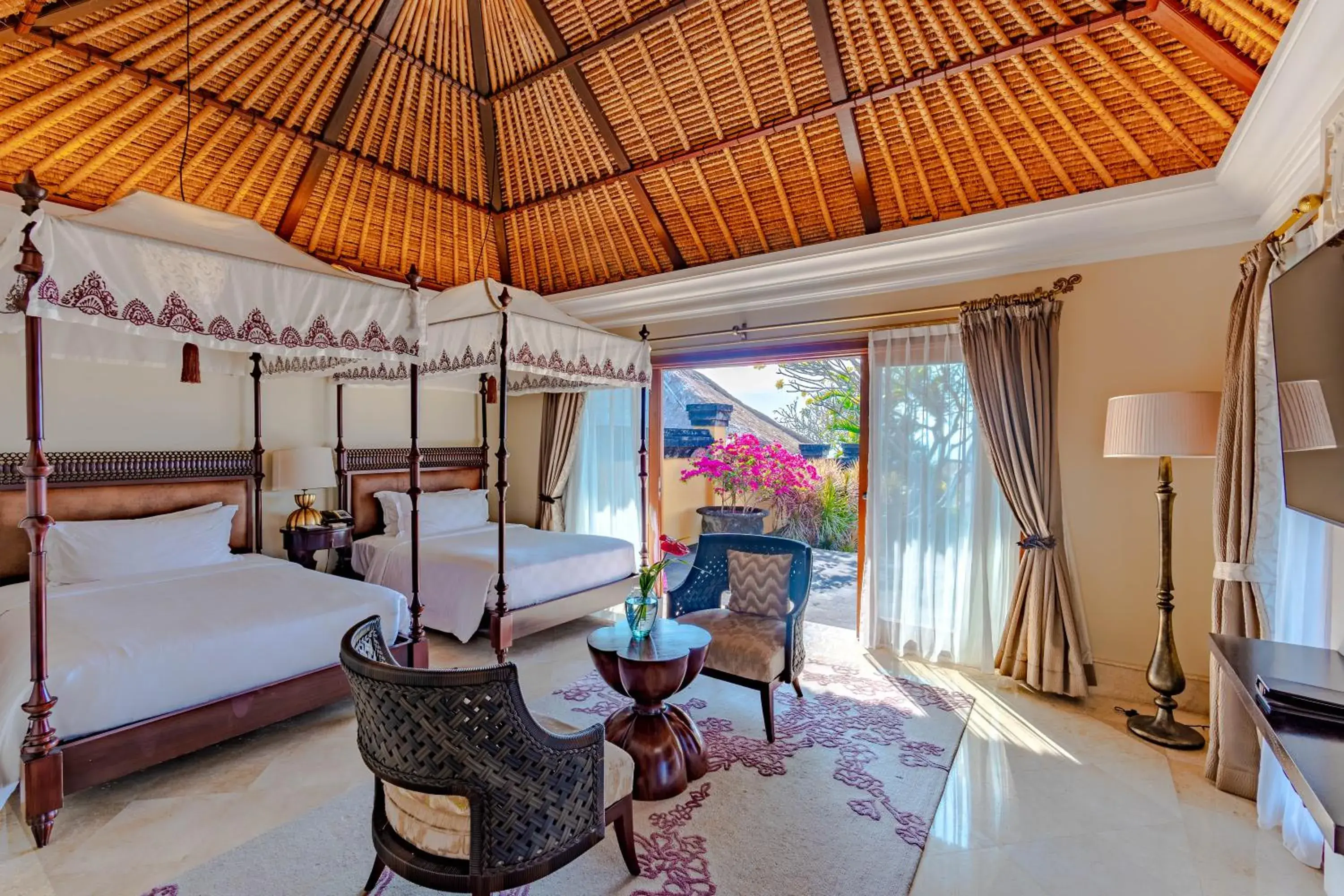 Bed in AYANA Villas Bali Bed in AYANA Villas Bali