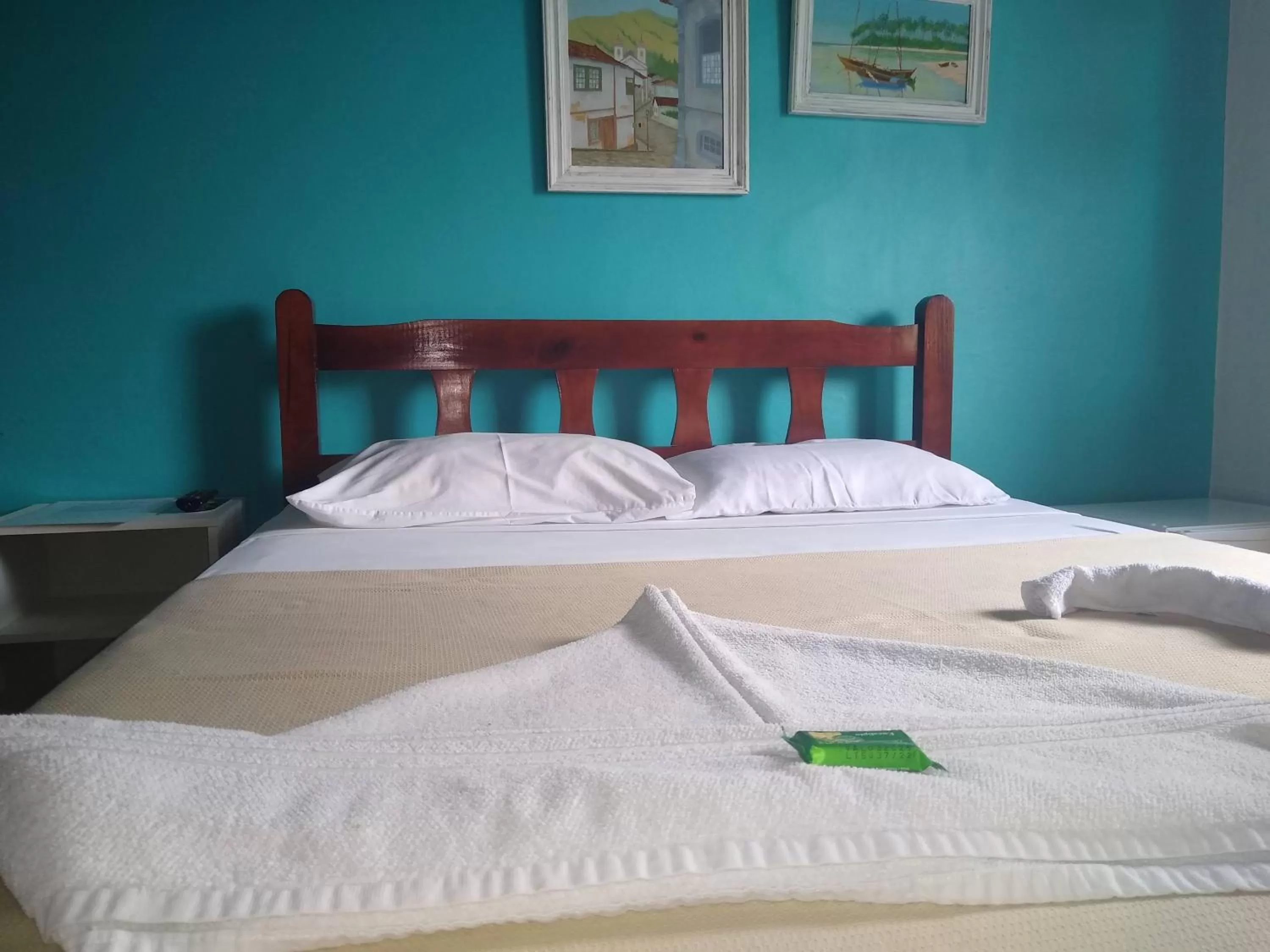 Bed in Pousada Beluga