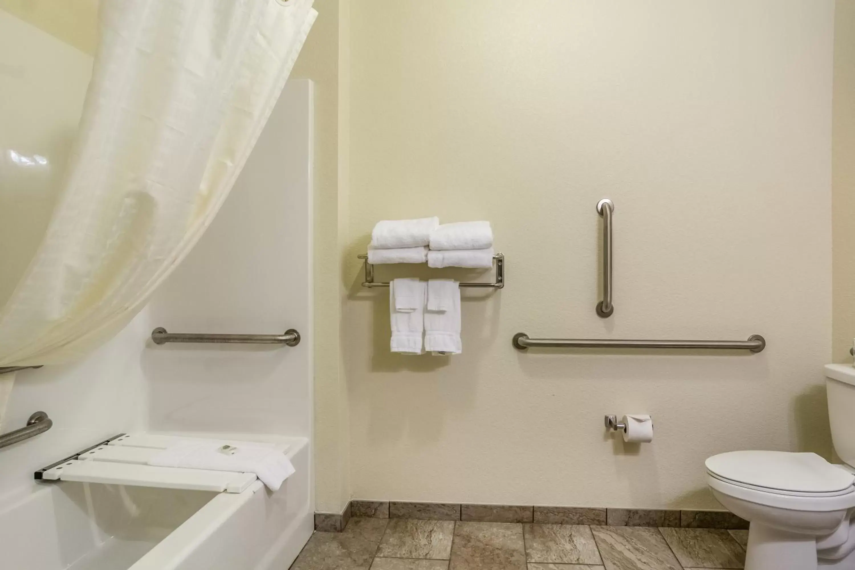 Toilet, Bathroom in Cobblestone Hotel & Suites - Chippewa Falls