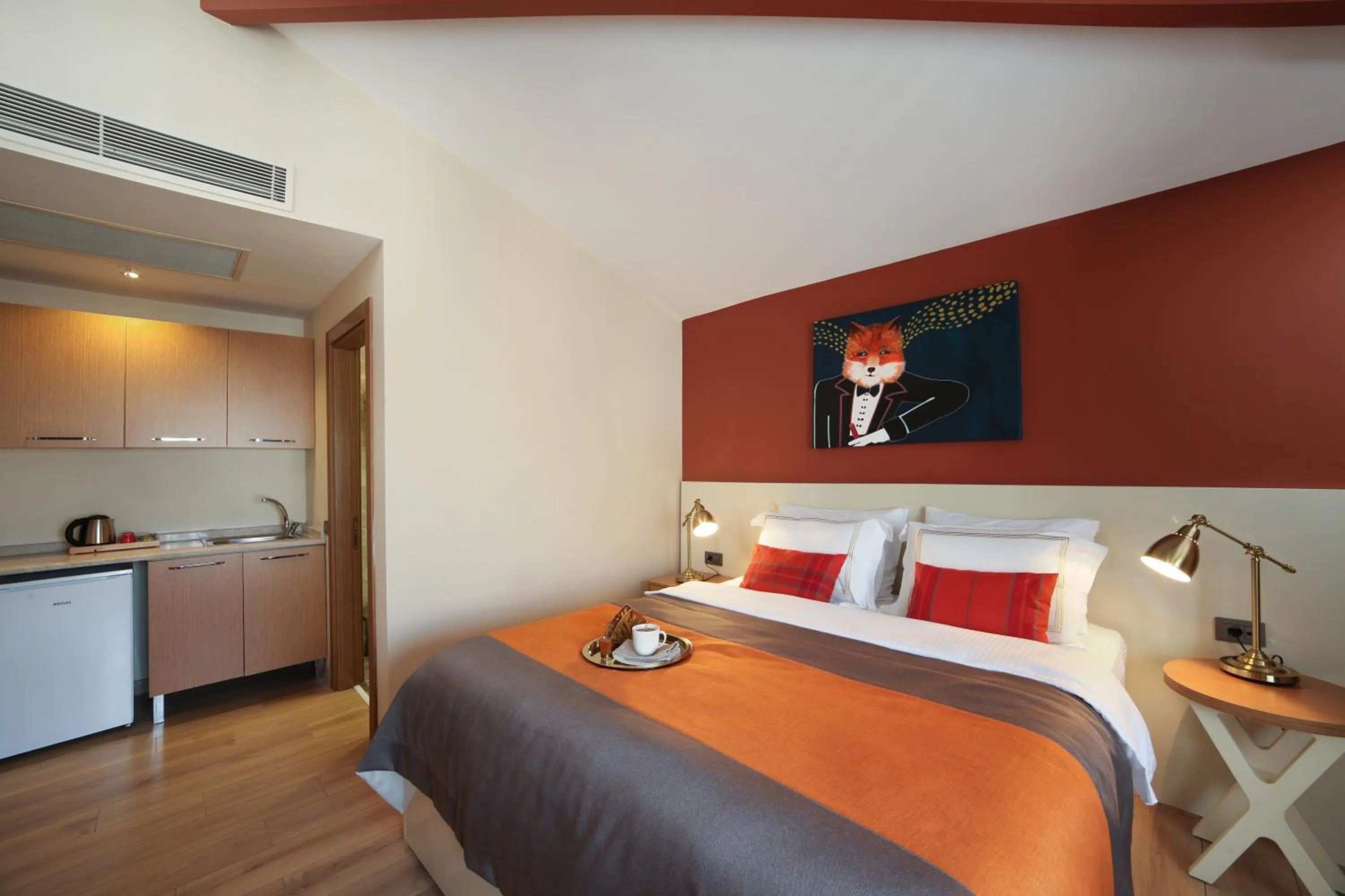 Bed in The Fox Hotel