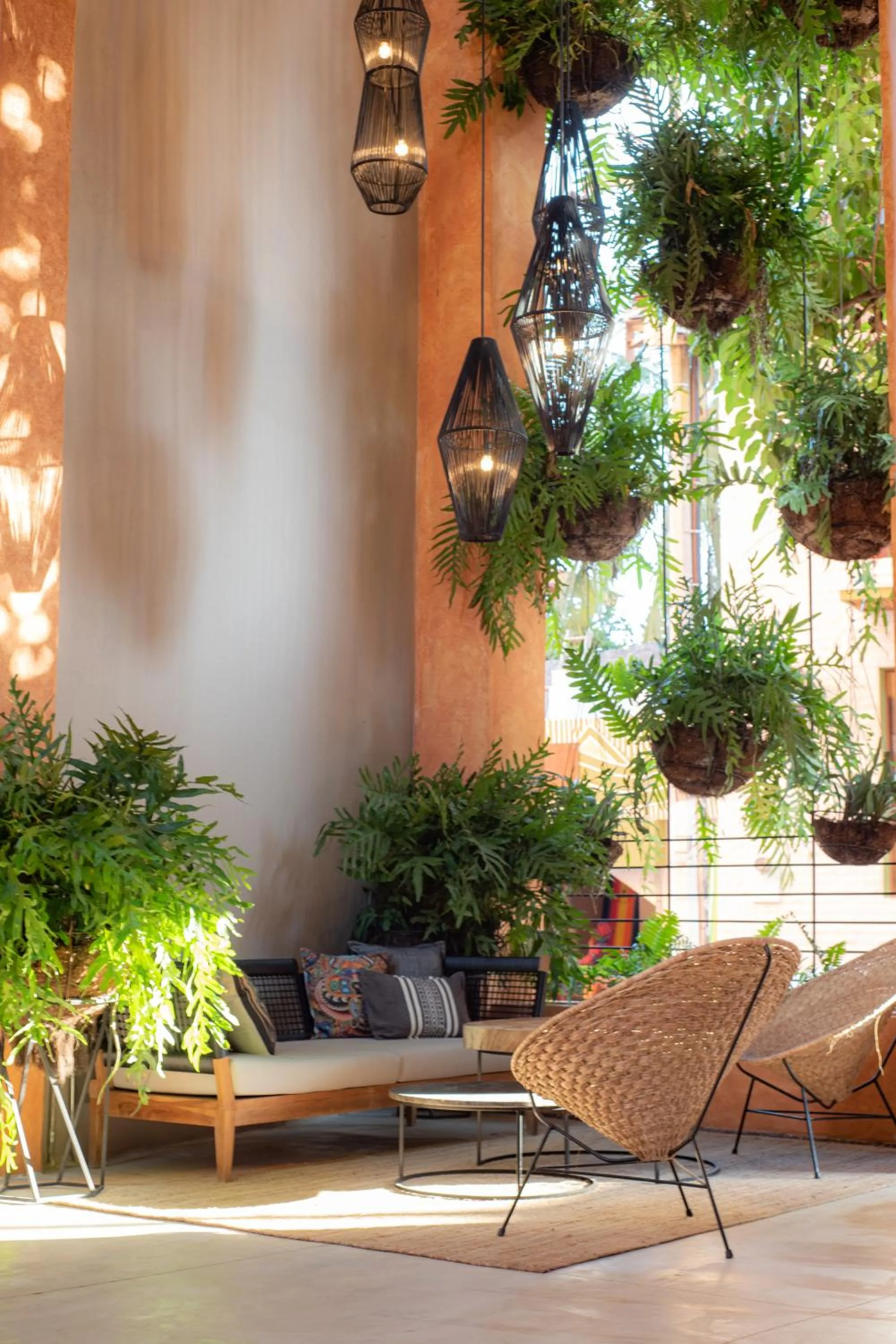 Living room in Sayulinda Hotel