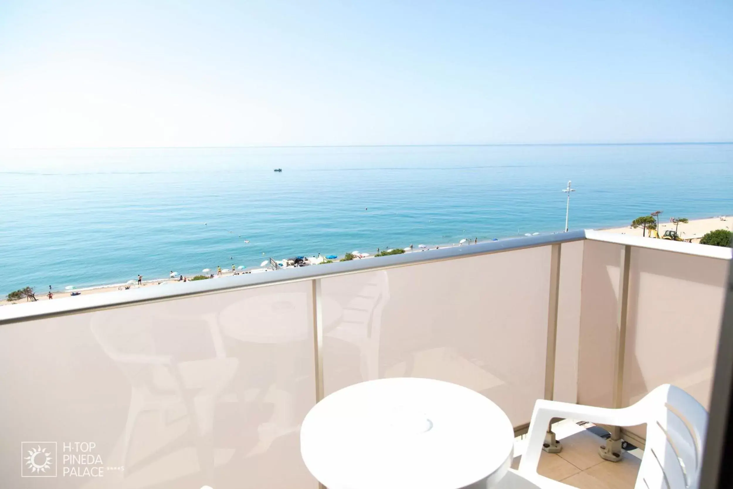 Balcony/Terrace, Sea View in htop Pineda Palace & SPA 4Sup #htopBliss