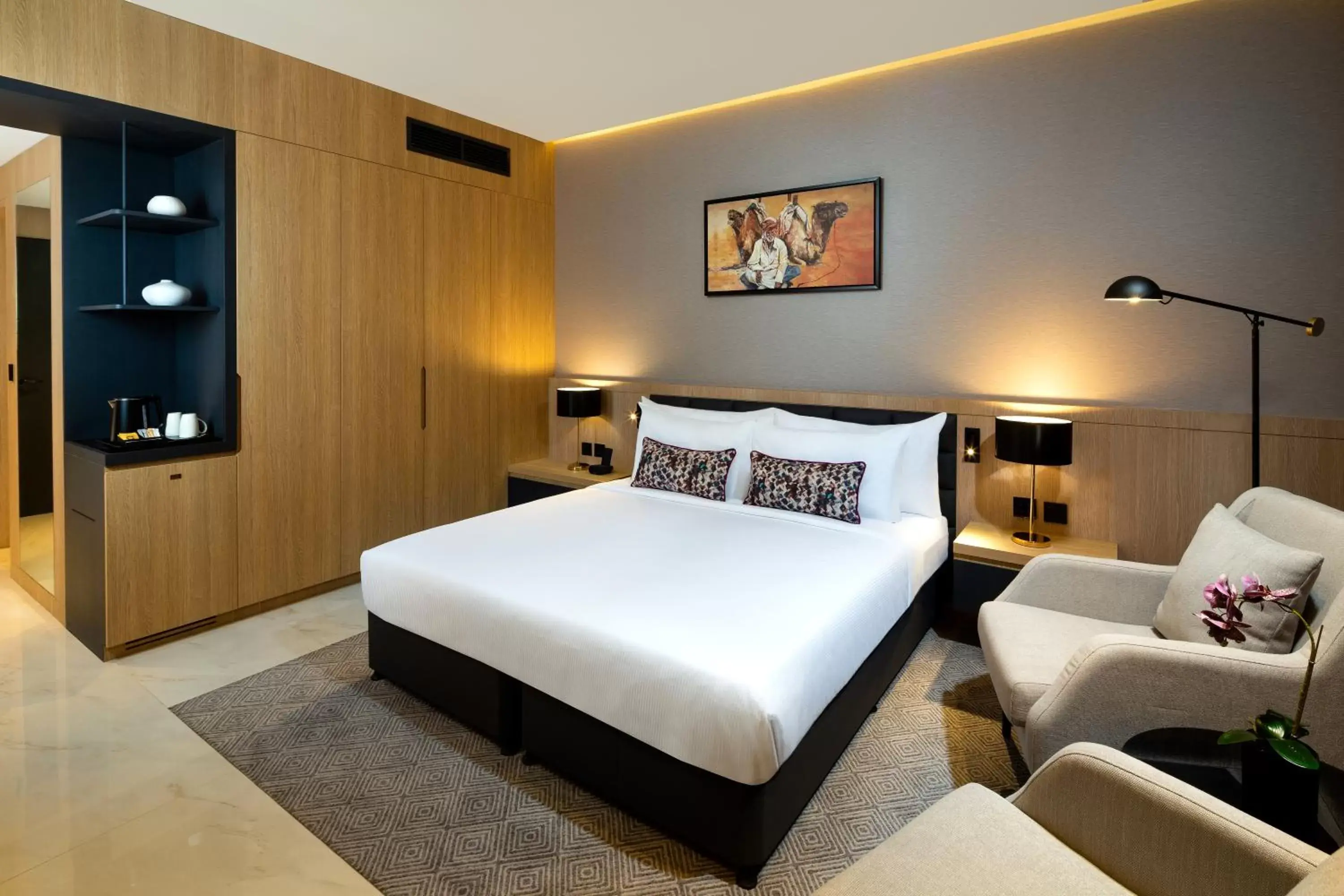 Photo of the whole room, Bed in Millennium Place Mirdif