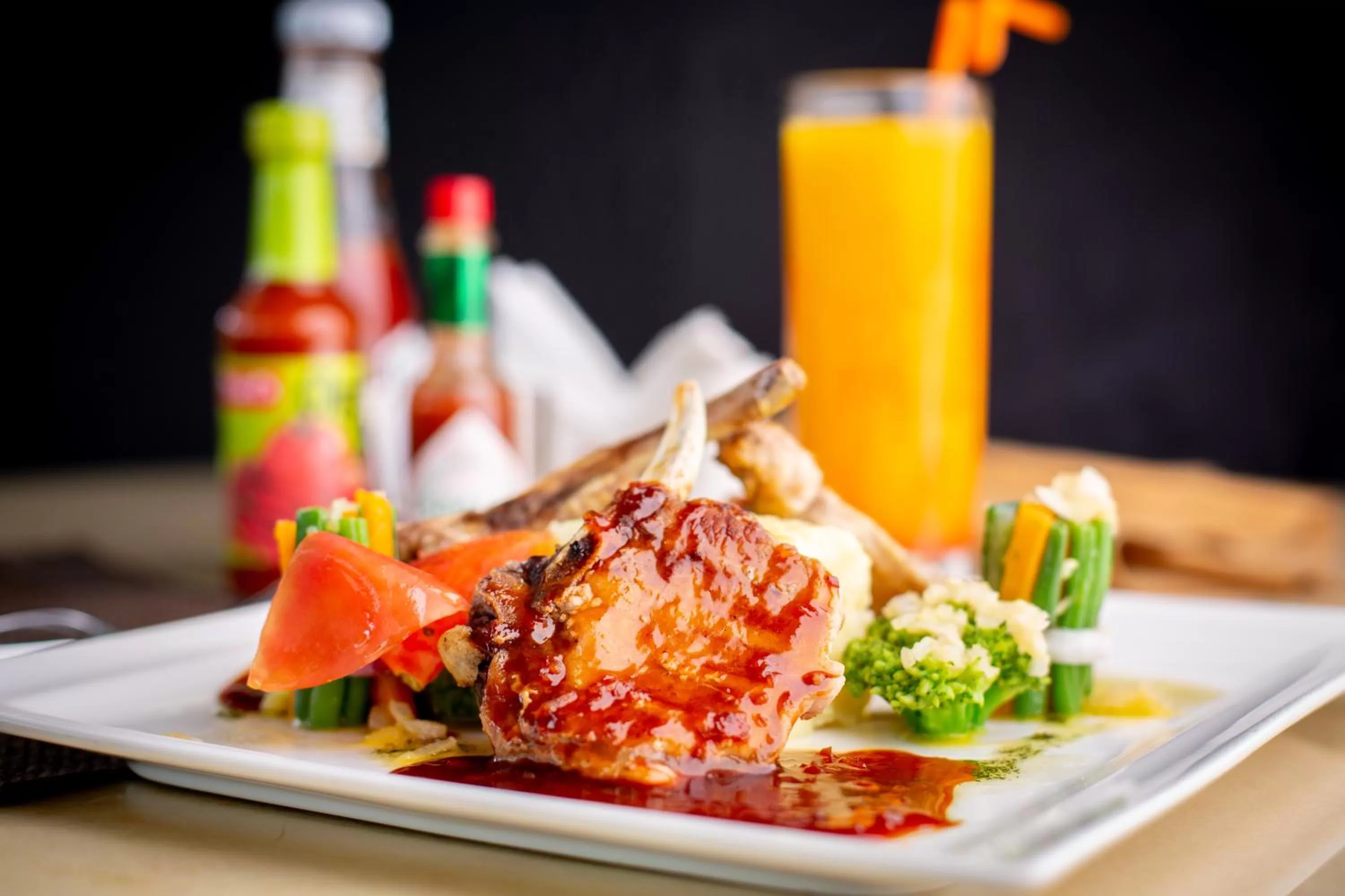 Food and drinks in Nyaika Hotel