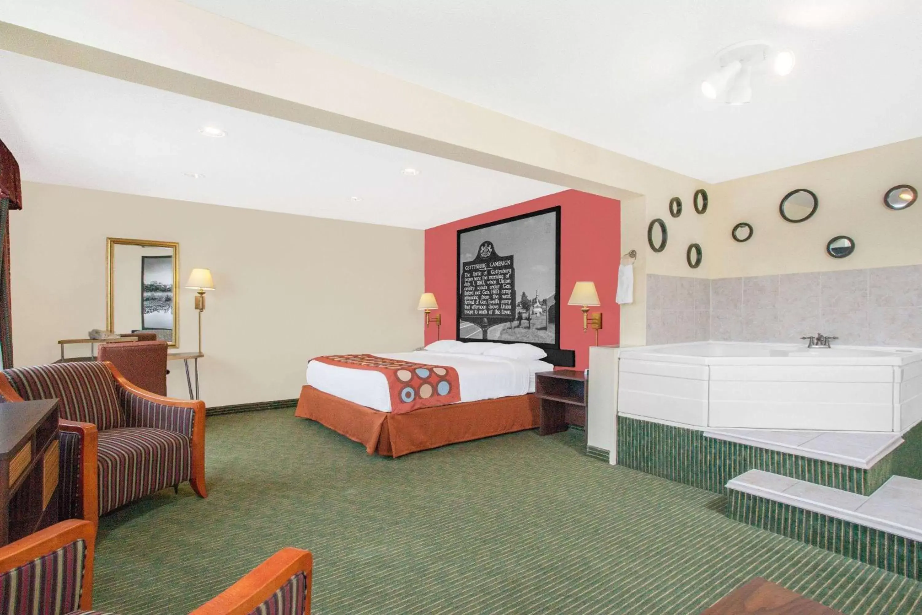 Photo of the whole room in Super 8 by Wyndham Gettysburg