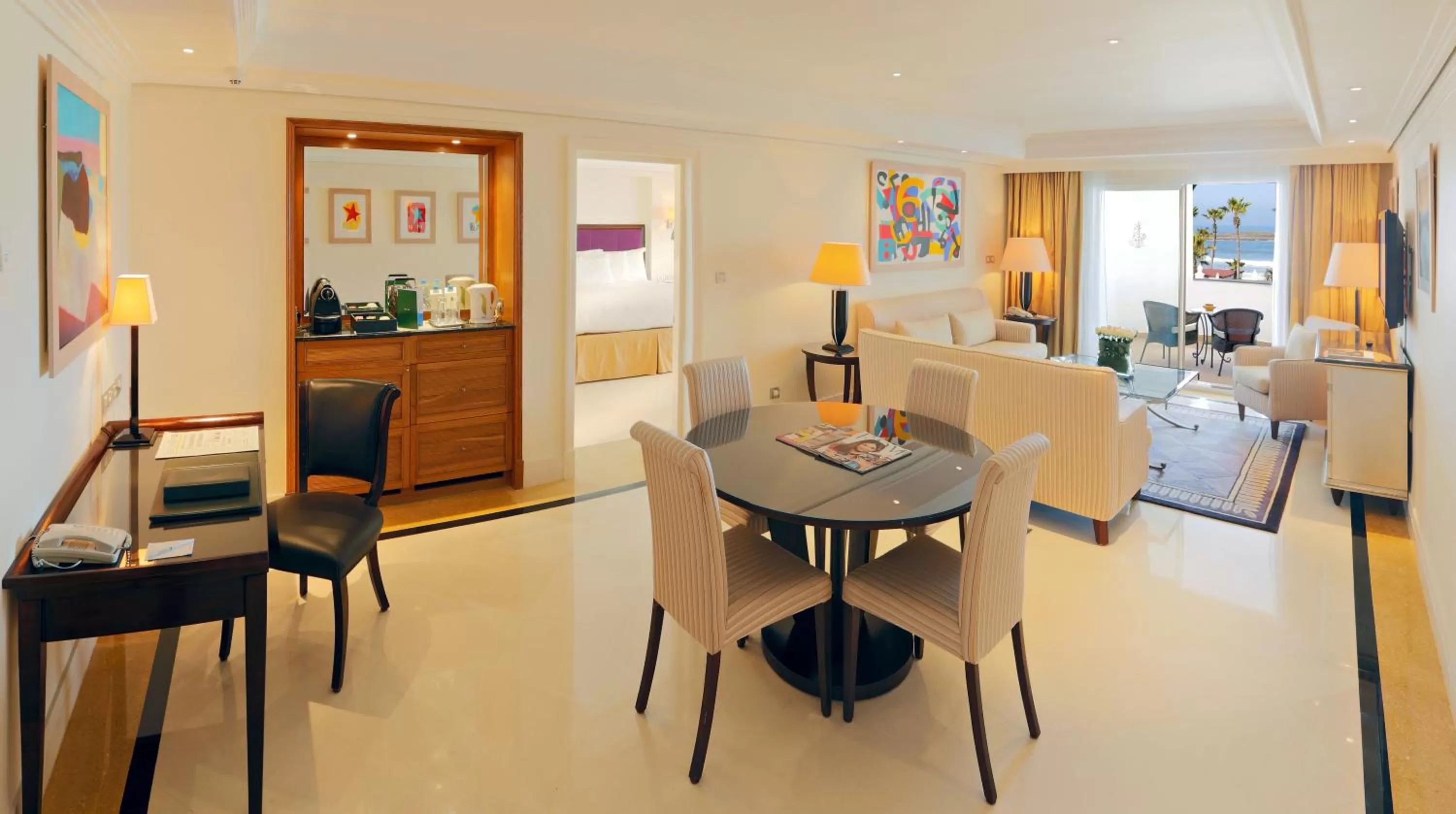 Decorative detail in L' Amphitrite Palace Beach Resort & Spa