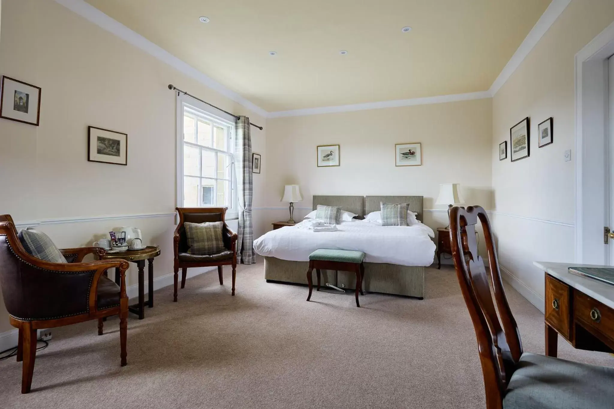 Bedroom in Ednam House Hotel