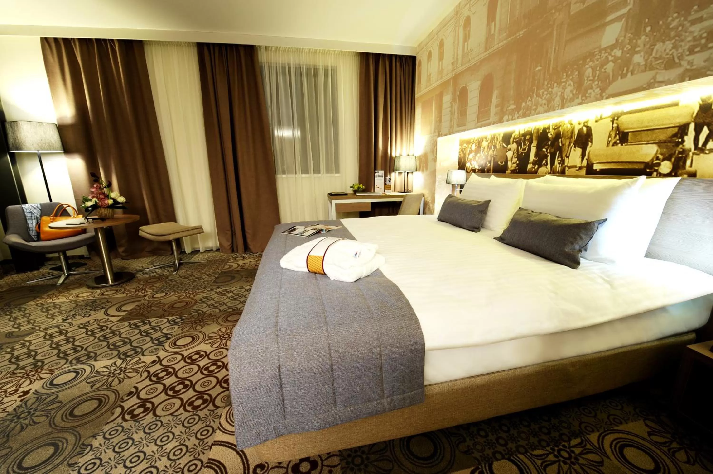 Bed in Mercure Bucharest City Center