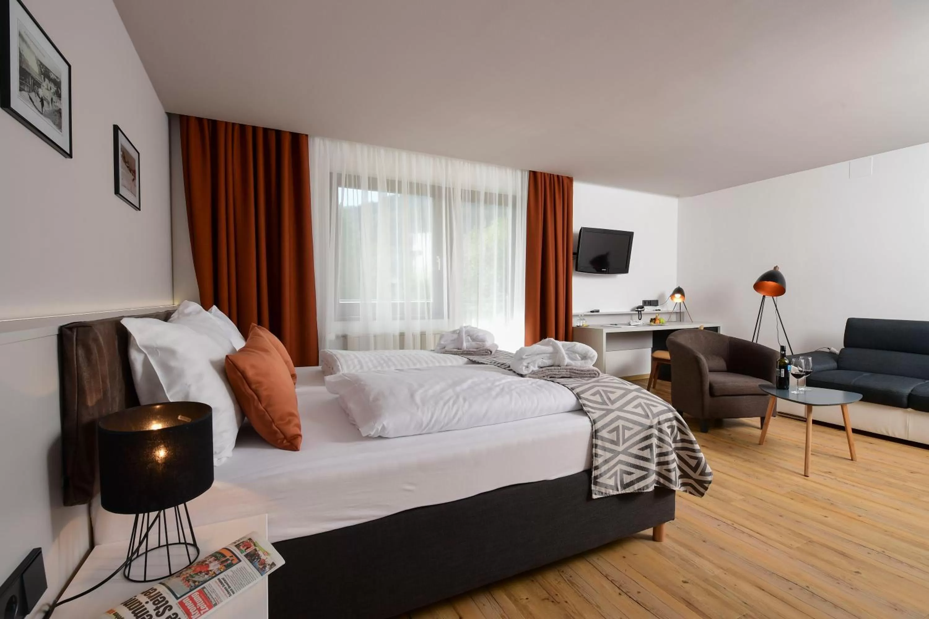 Photo of the whole room, Bed in Hotel Alpenblick Kreischberg