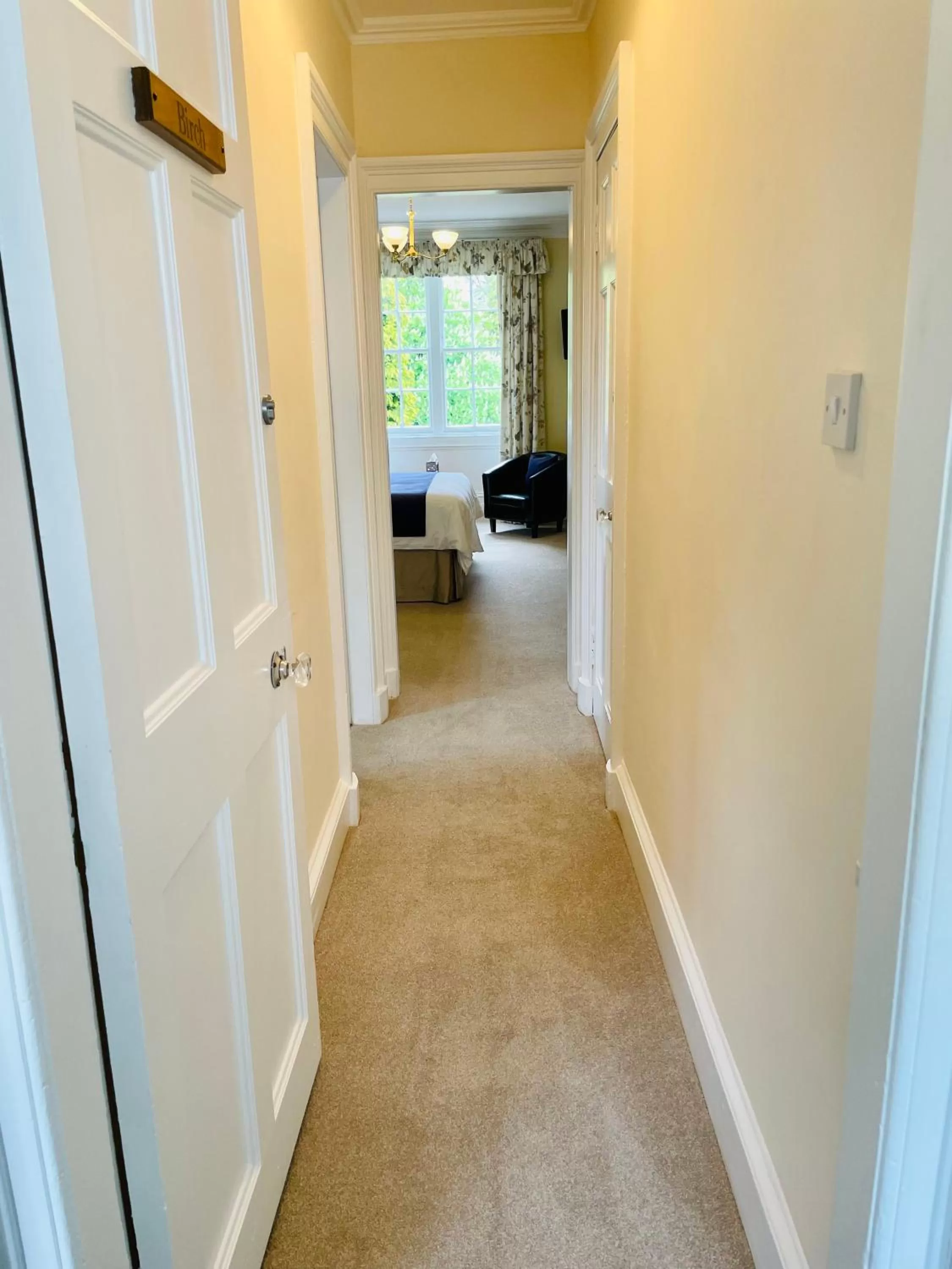 Bedroom in West Plean House