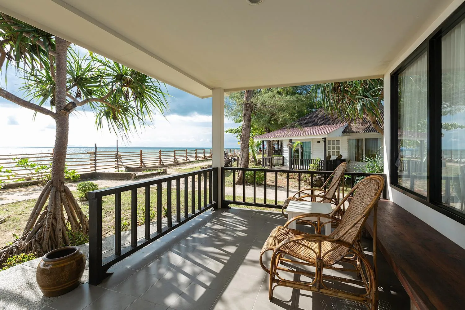 Balcony/Terrace in Nakara Long Beach Resort - SHA Extra Plus
