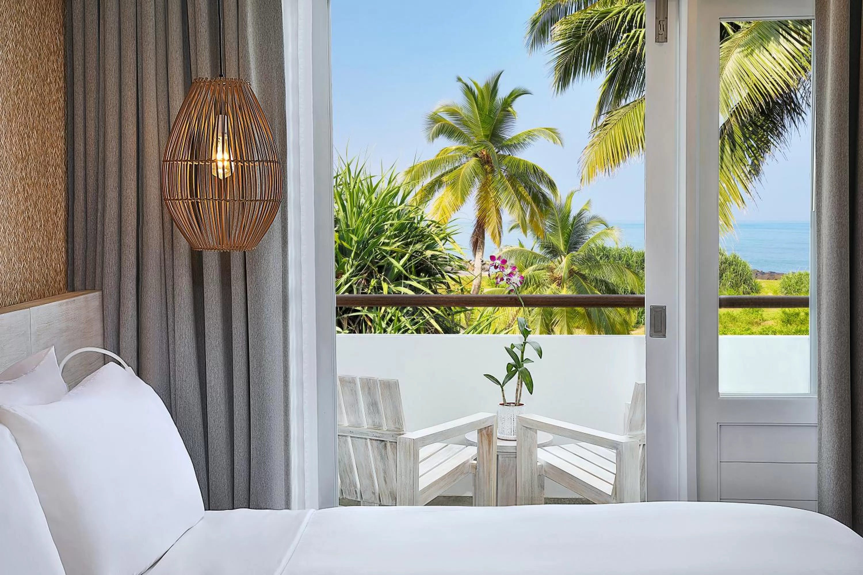 Sea view, Bed in Avani Kalutara Resort