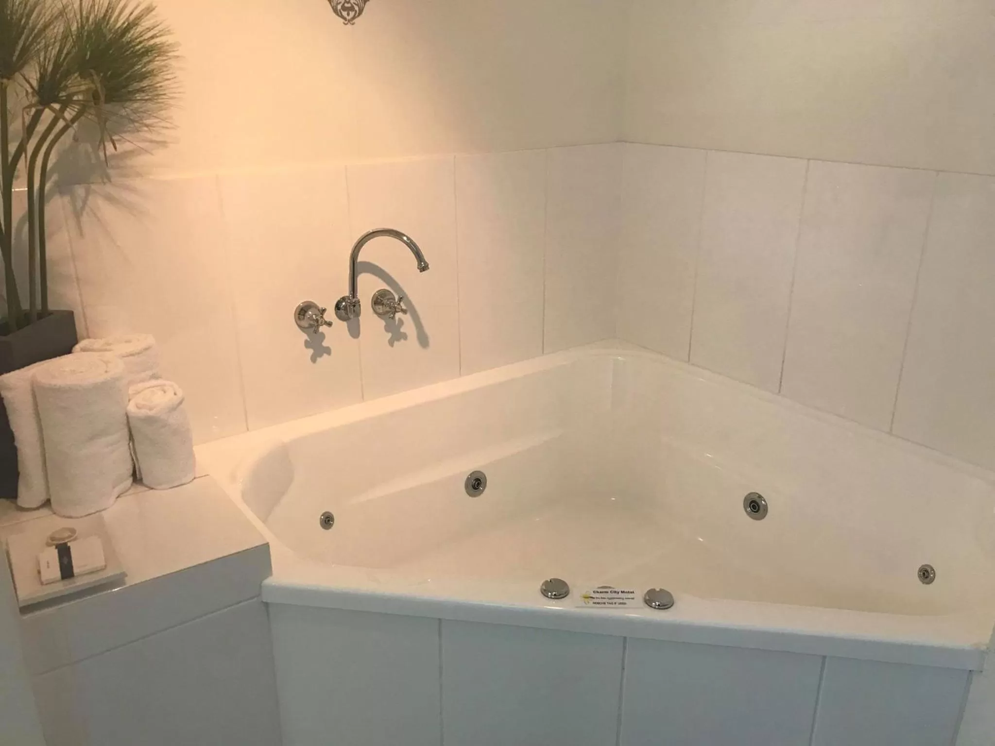 Hot Tub in Charm City Motel