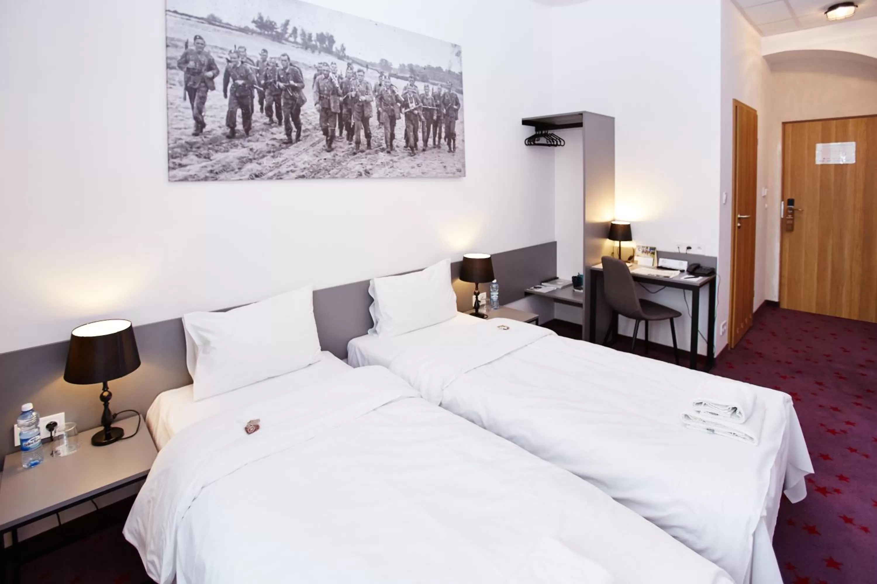 Bed in Koszary Arche Hotel