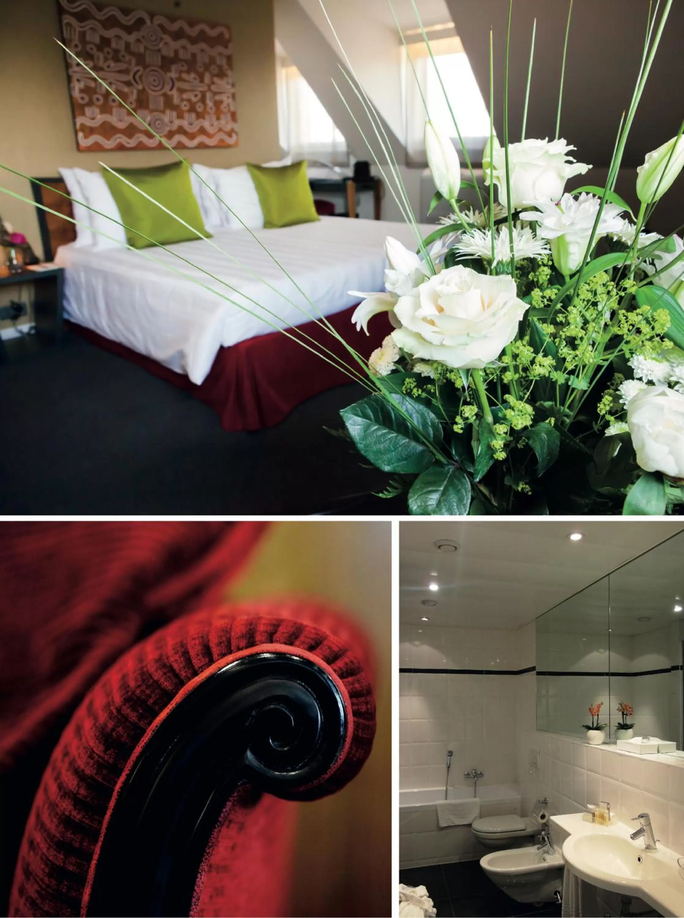 Shower, Bed in The Ambassador