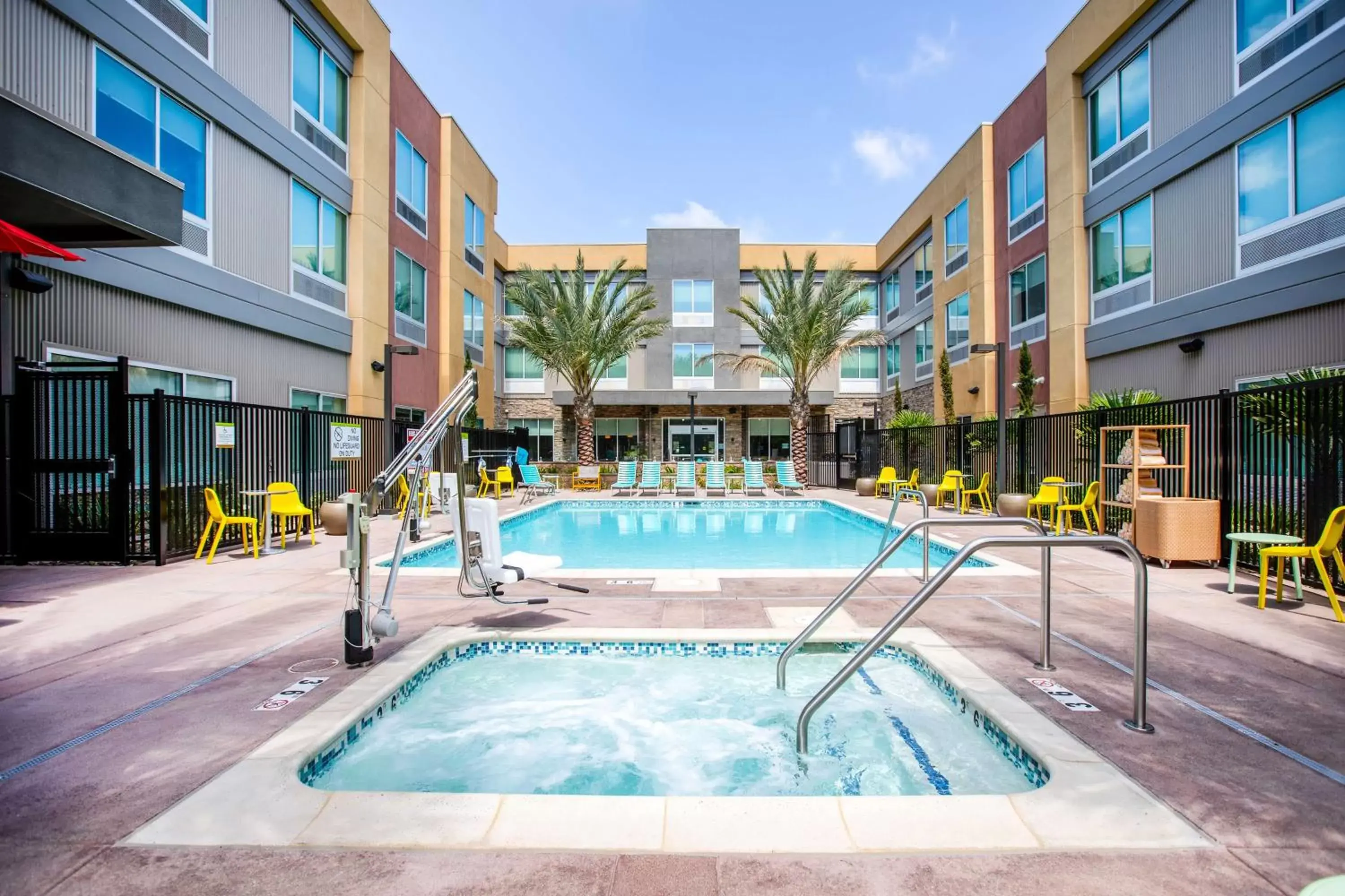 Pool view, Swimming Pool in Home2 Suites By Hilton Carlsbad, Ca