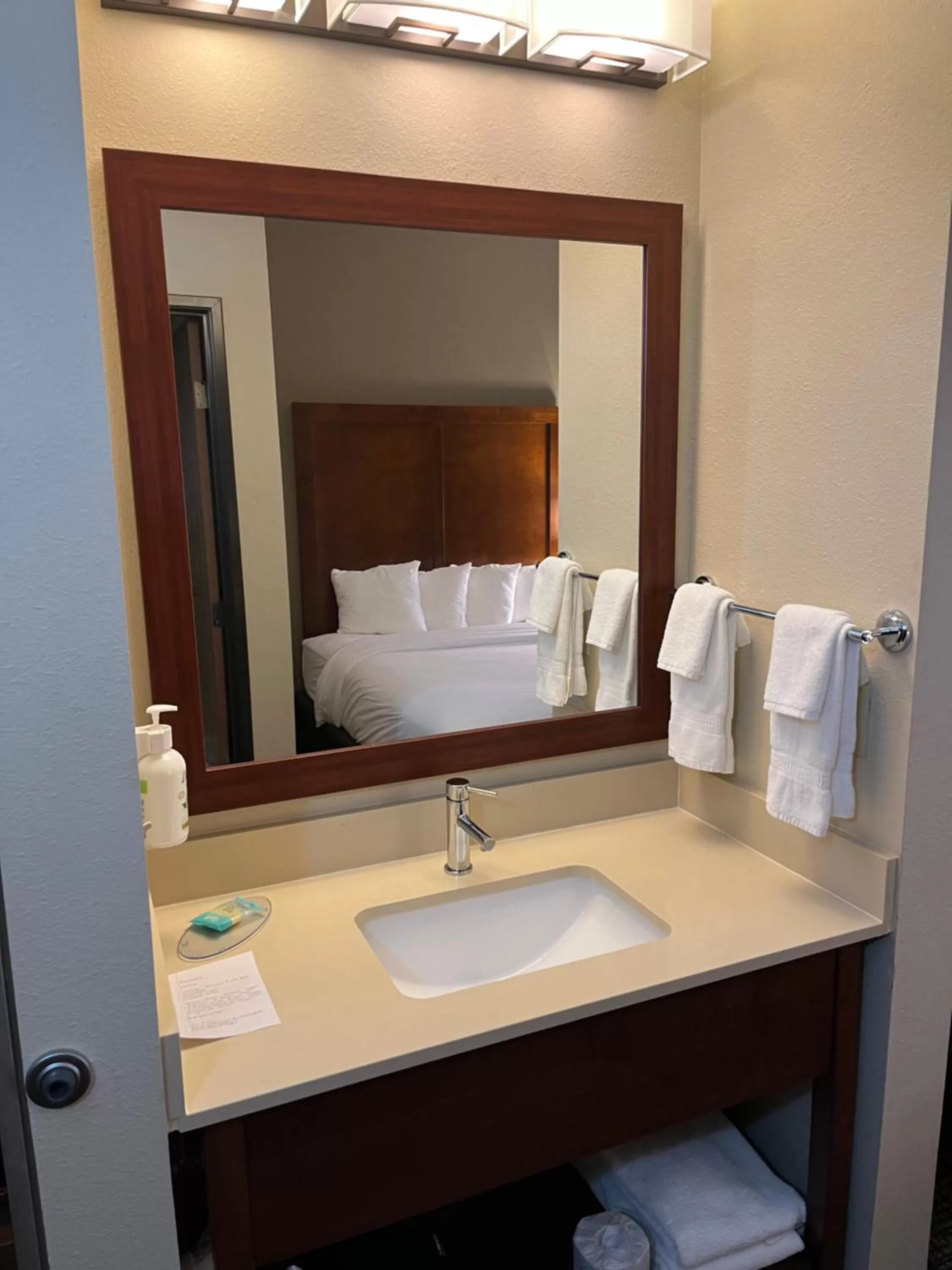 Bathroom in Wingate by Wyndham Pittsburgh West Mifflin