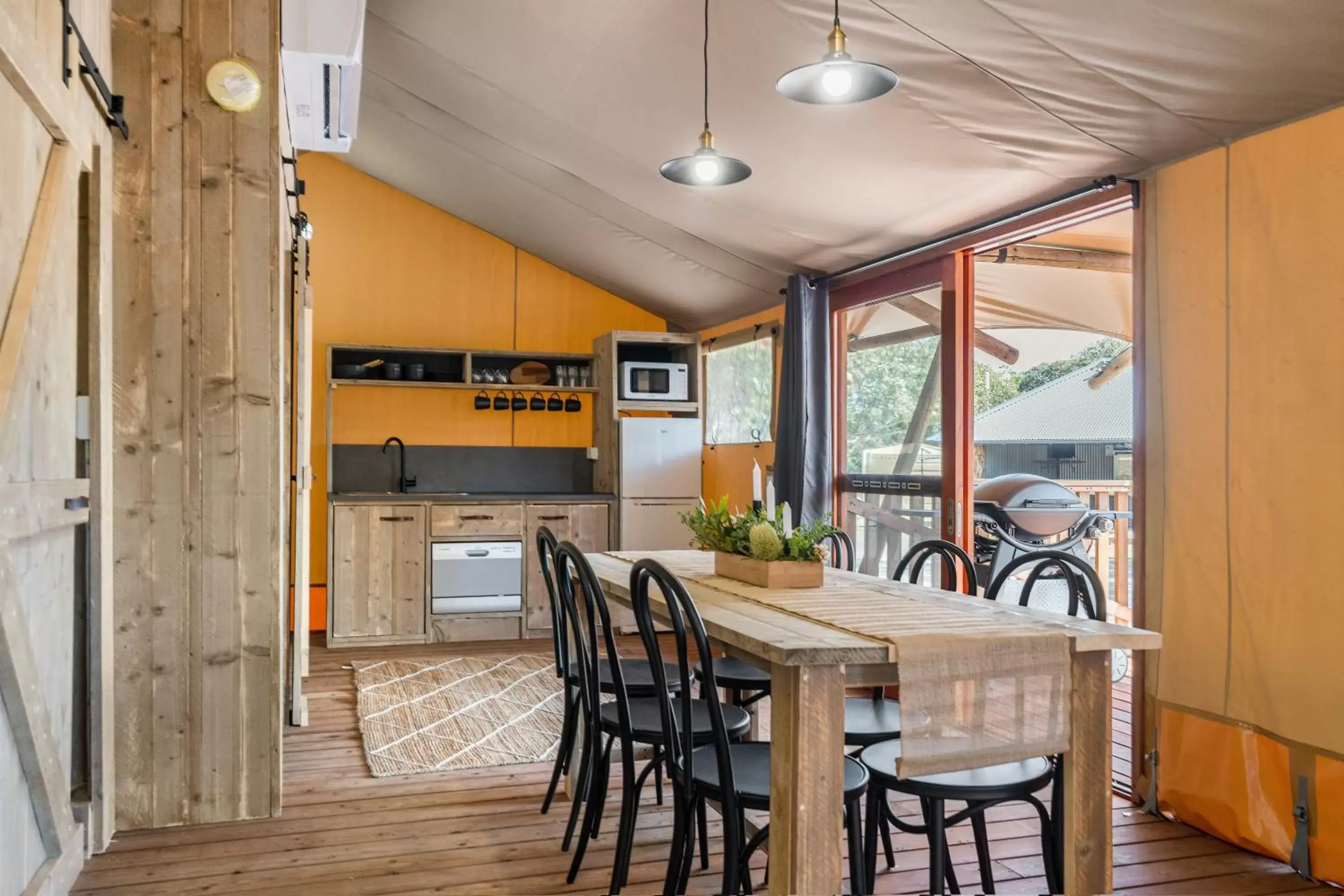 Living room, Dining Area in Ballina Beach Nature Resort