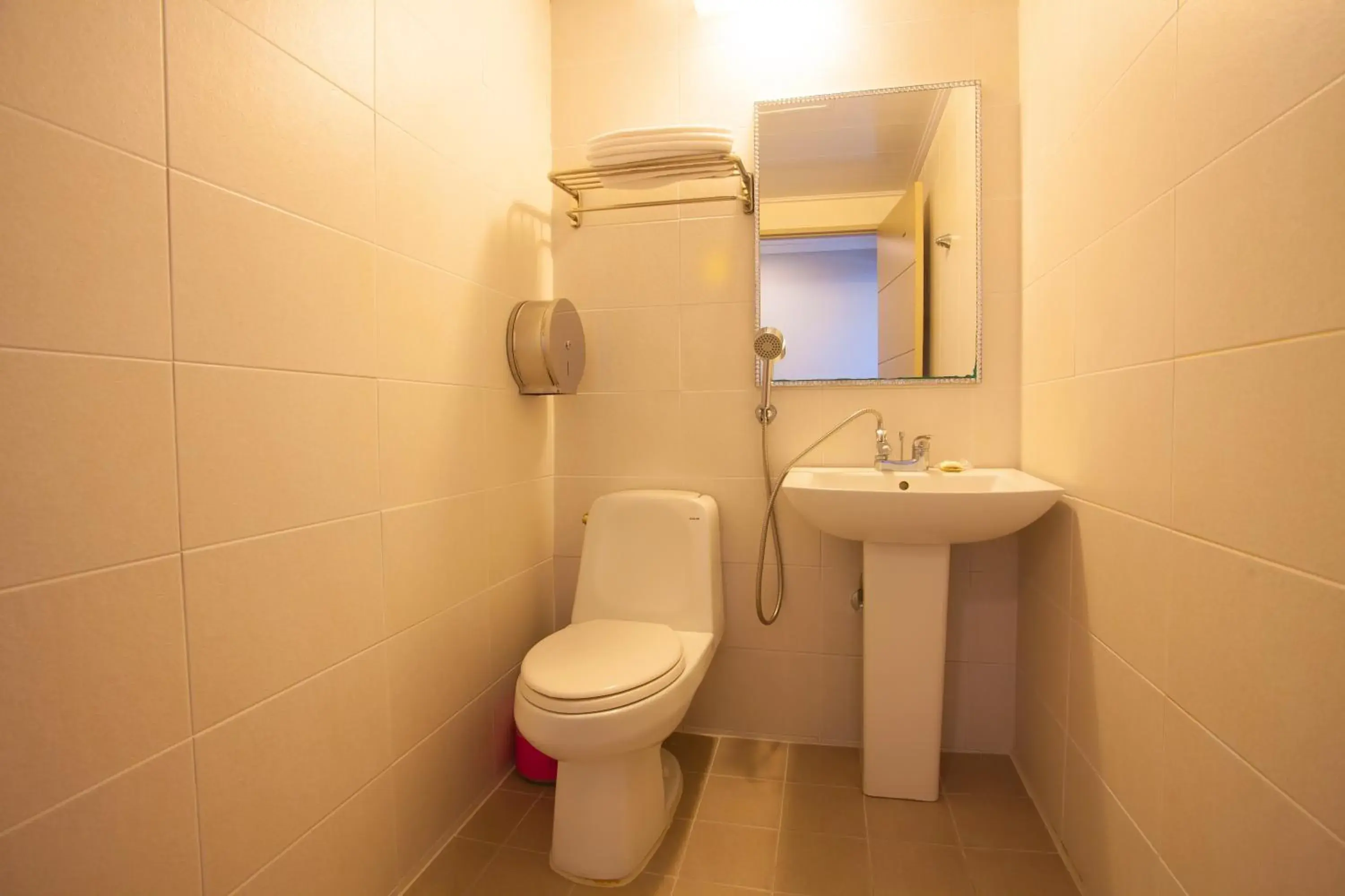 Toilet, Bathroom in Jeju R Guesthouse