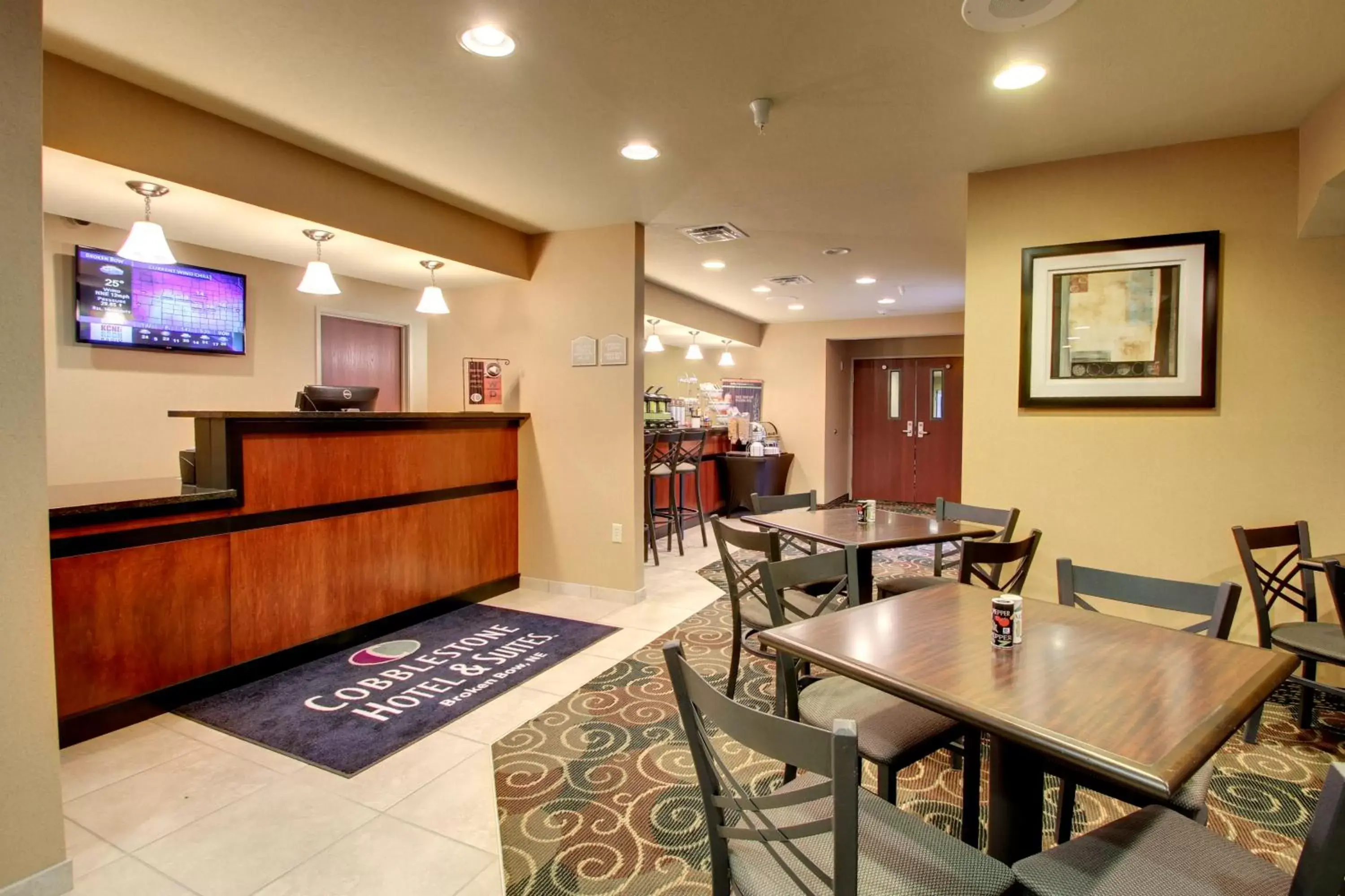 Lobby or reception in Cobblestone Hotel & Suites - Charlestown Lobby or reception in Cobblestone Hotel & Suites - Charlestown