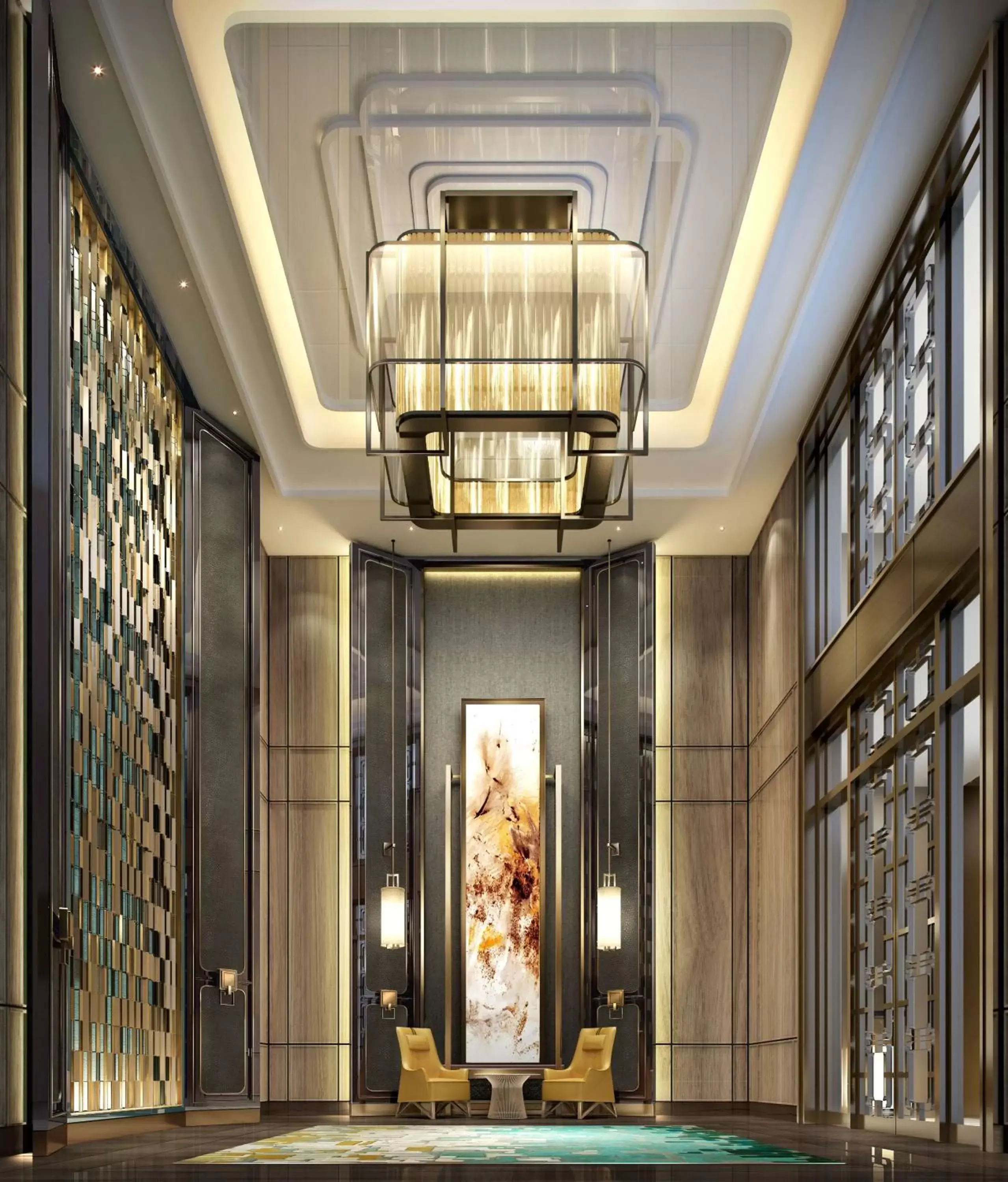 Lobby or reception in Hilton Fuzhou