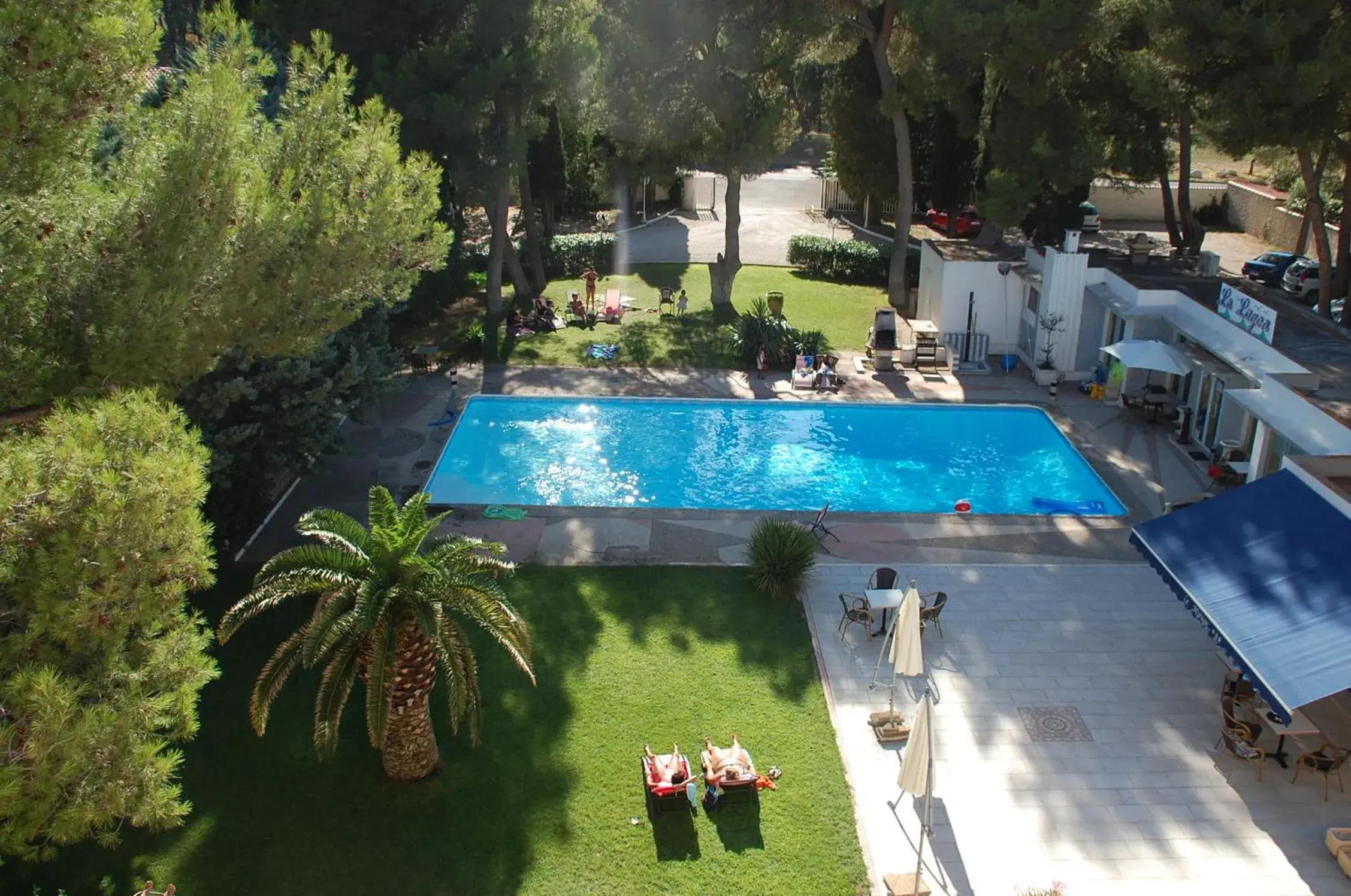 Balcony/Terrace, Pool View in Cit'Hotel Le Mirage