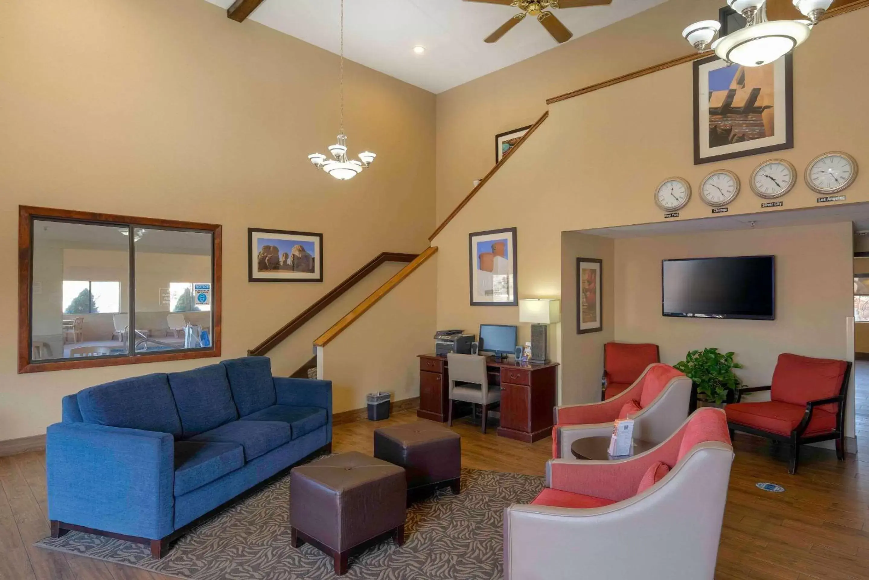 Lobby or reception, Lobby/Reception in Comfort Inn Near Gila National Forest