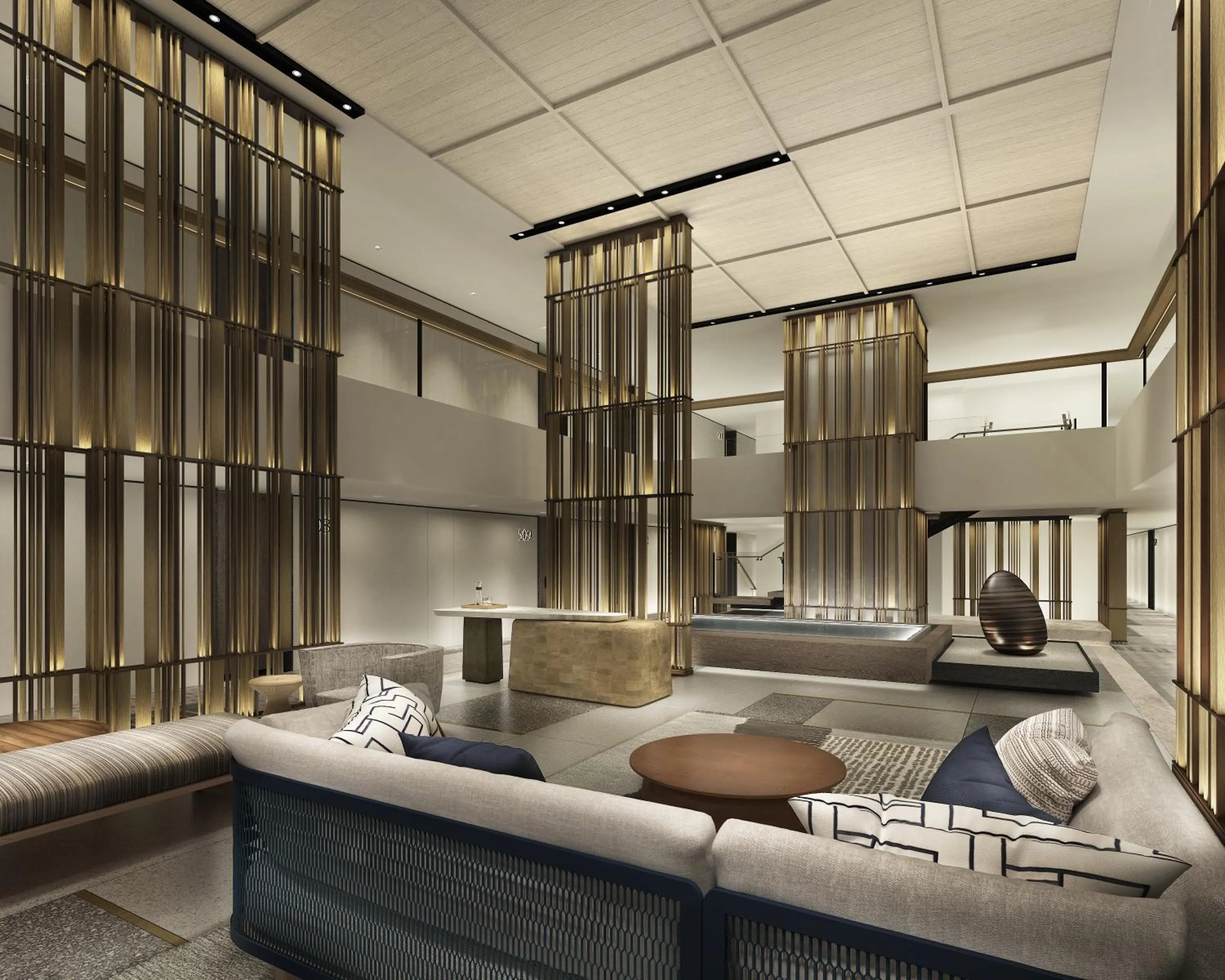 Communal lounge/ TV room in THE MUMIAN HOTEL Shenzhen luohu