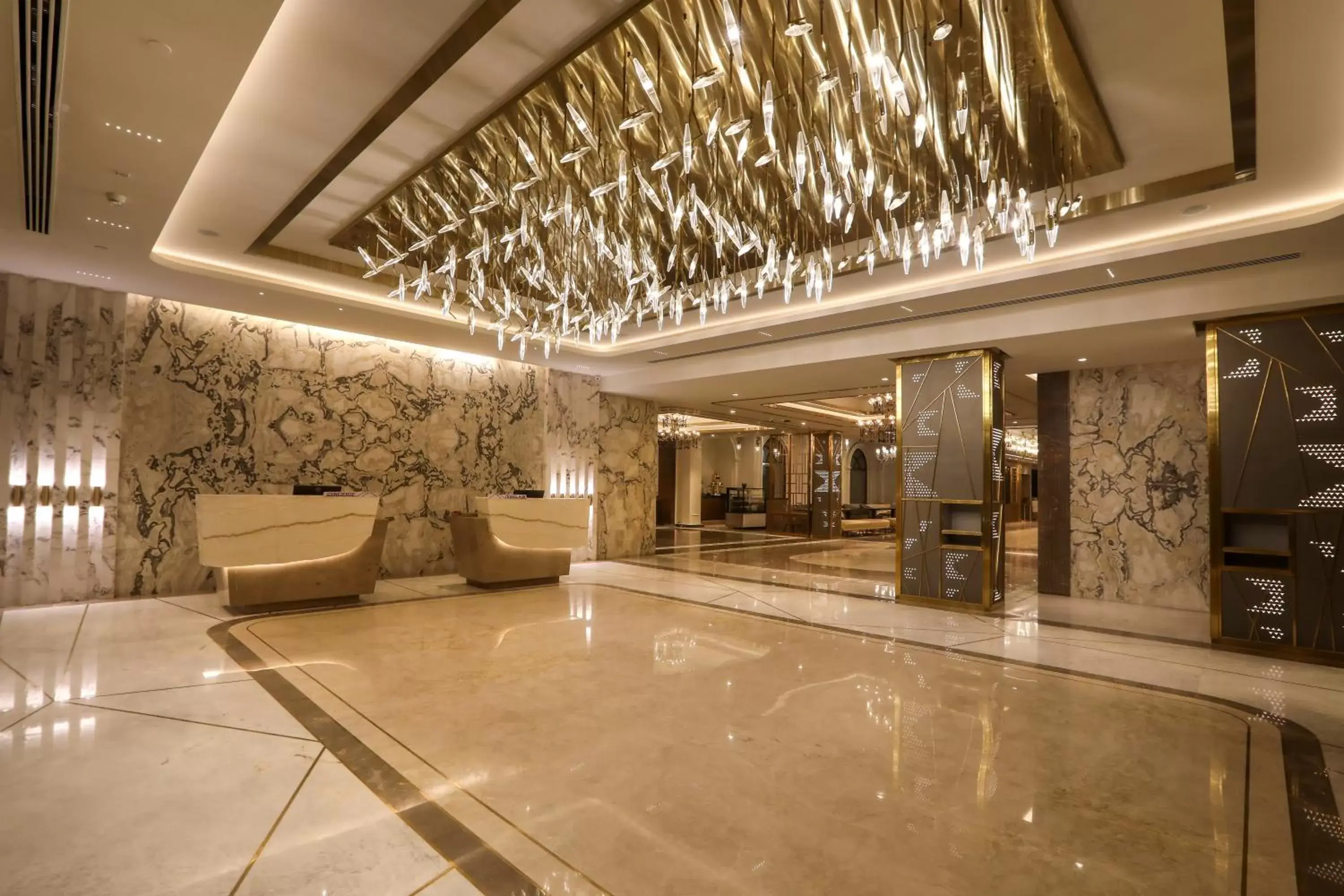 Lobby or reception, Lobby/Reception in Radisson Blu Hotel GRT, Chennai International Airport