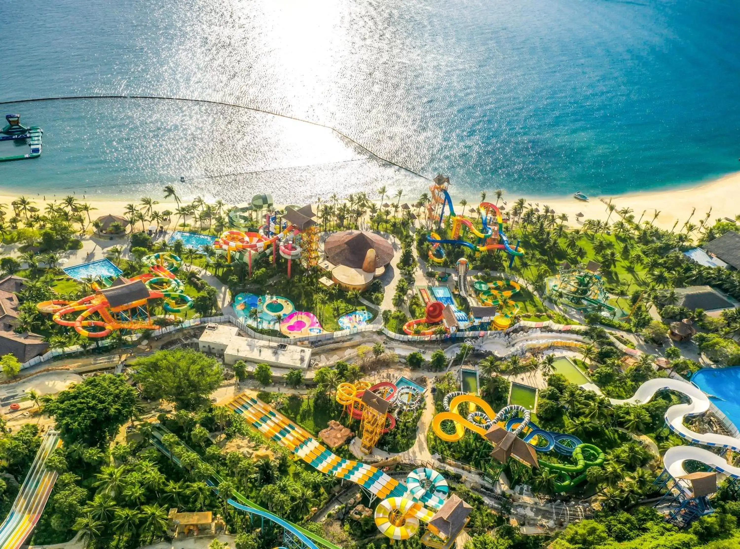 Aqua park, Bird's-eye View in Vinpearl Resort Nha Trang