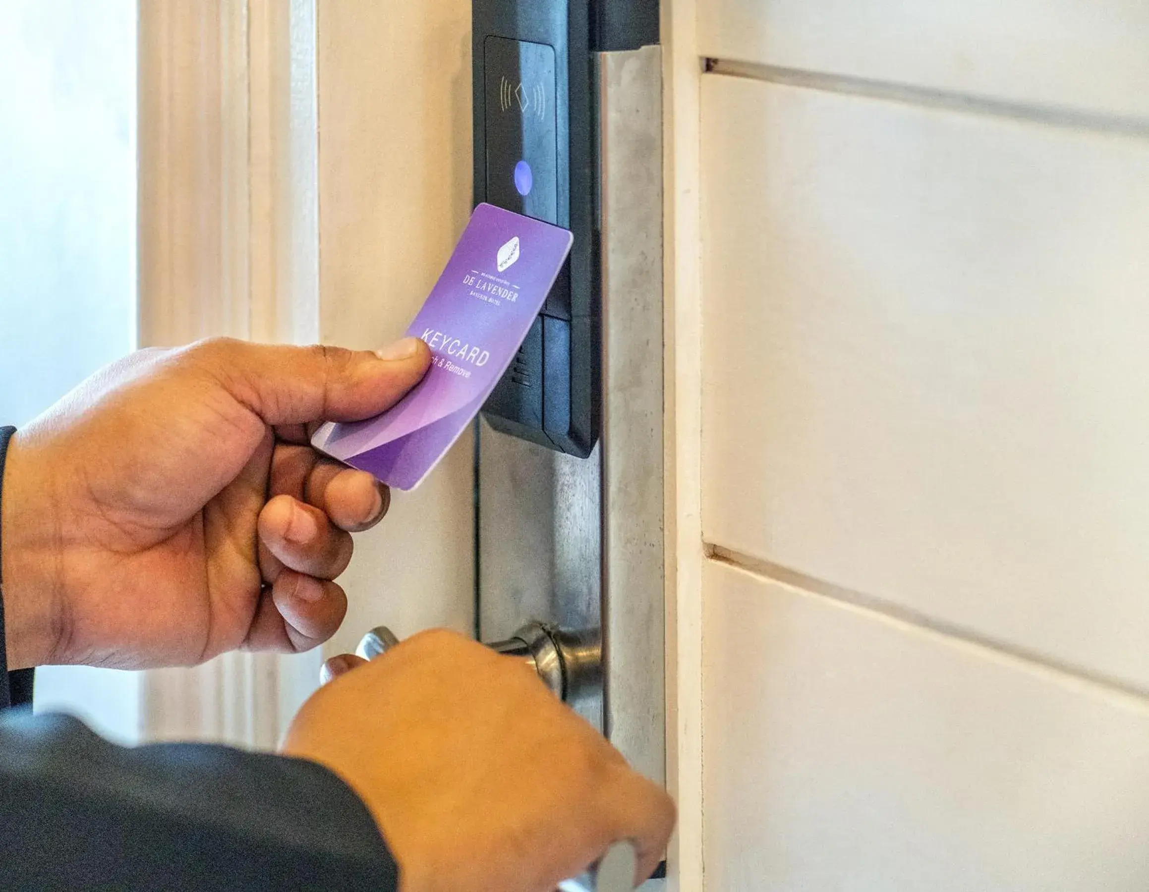 Bedroom in De Lavender Bangkok Hotel Bedroom in De Lavender Bangkok Hotel