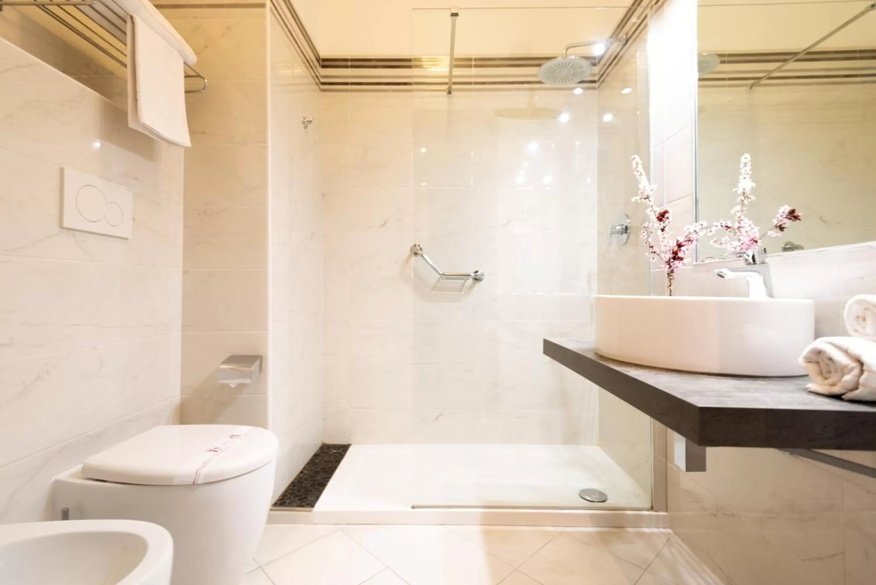 Shower, Bathroom in Hotel Castello Artemide Congressi