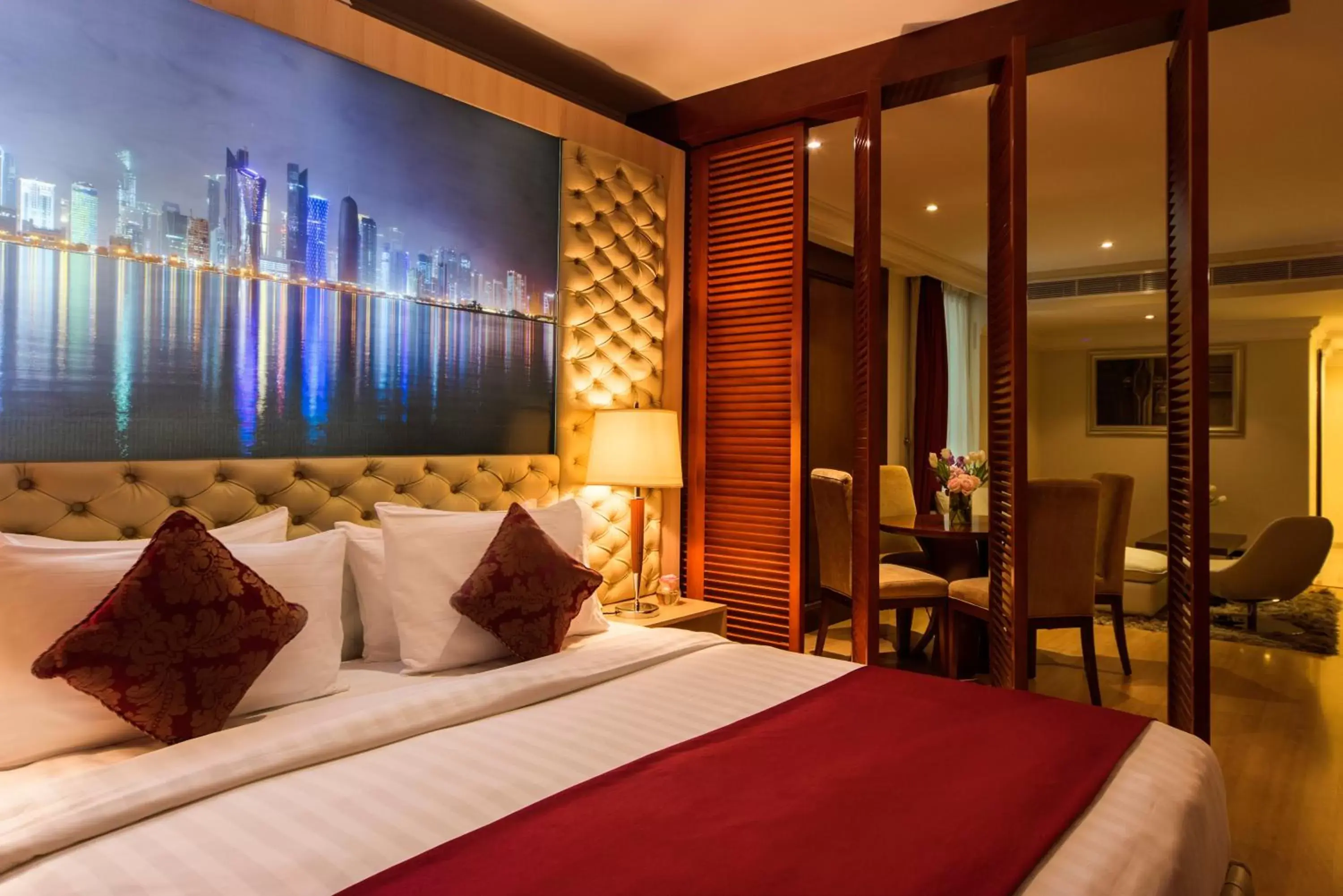 Living room, Bed in Best Western Plus Doha