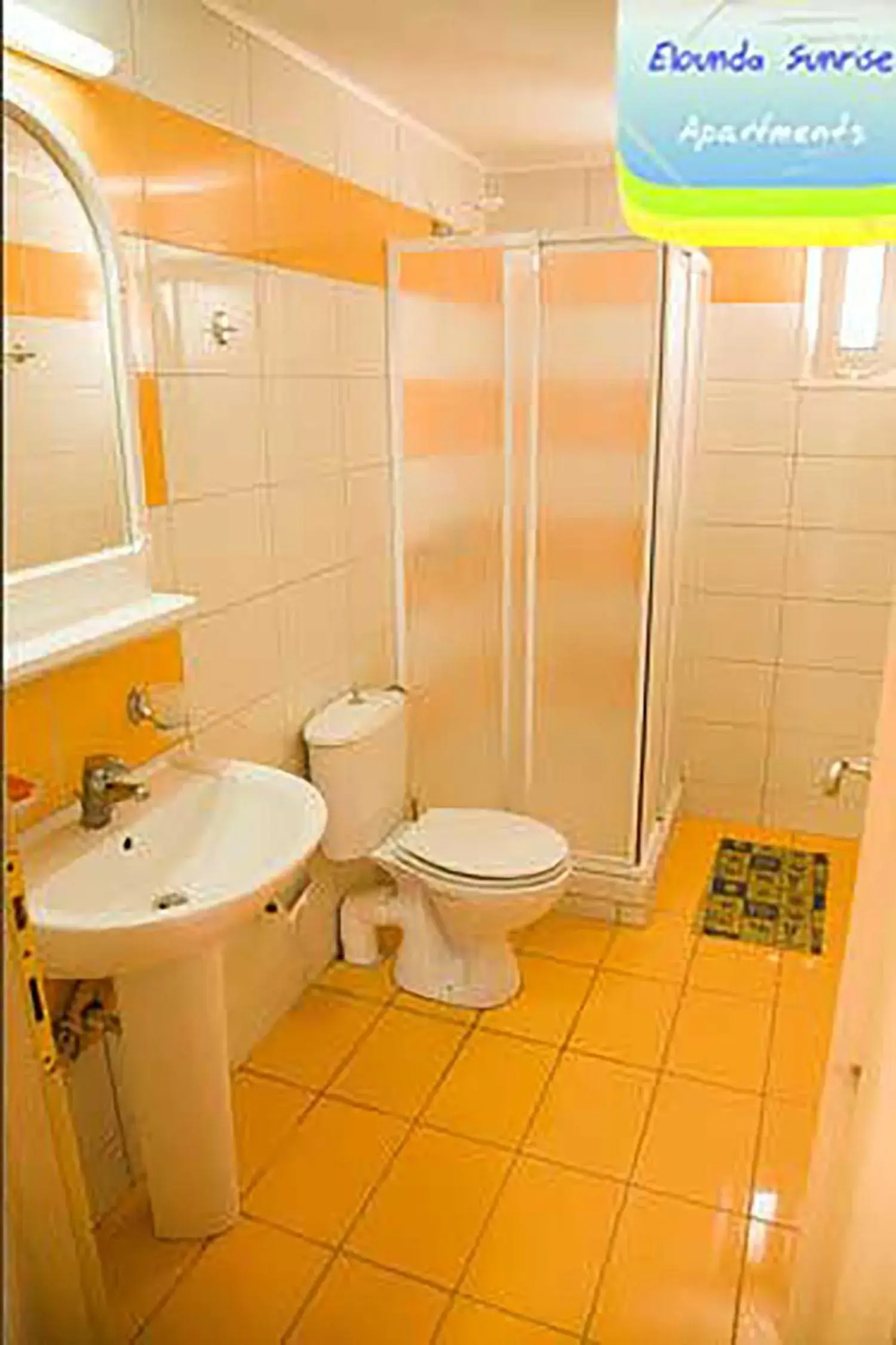 Toilet, Bathroom in Elounda Sunrise Apartments