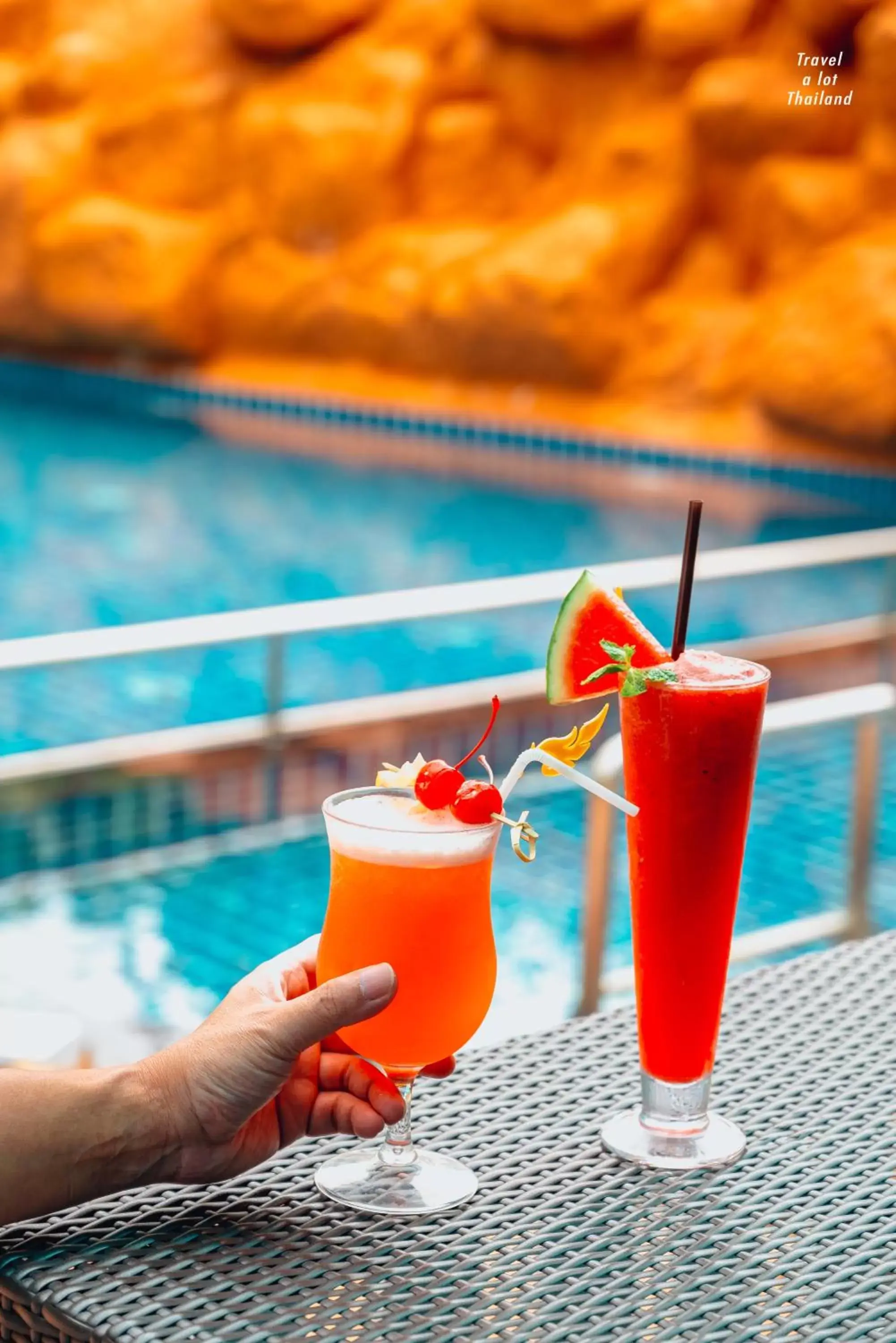 Food and drinks, Swimming Pool in Centara Pattaya Hotel