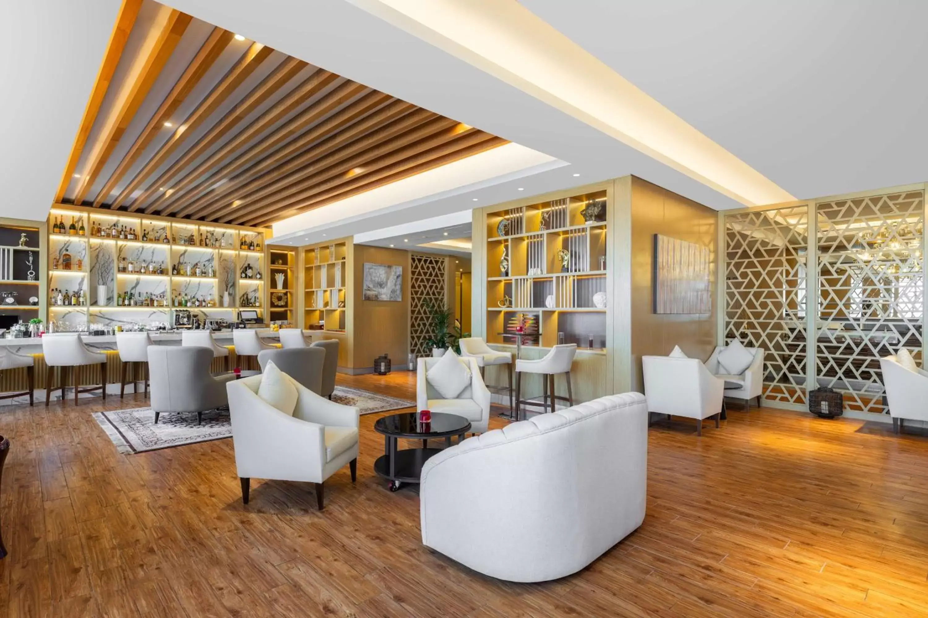 Lounge or bar, Lounge/Bar in V Hotel Dubai, Curio Collection by Hilton