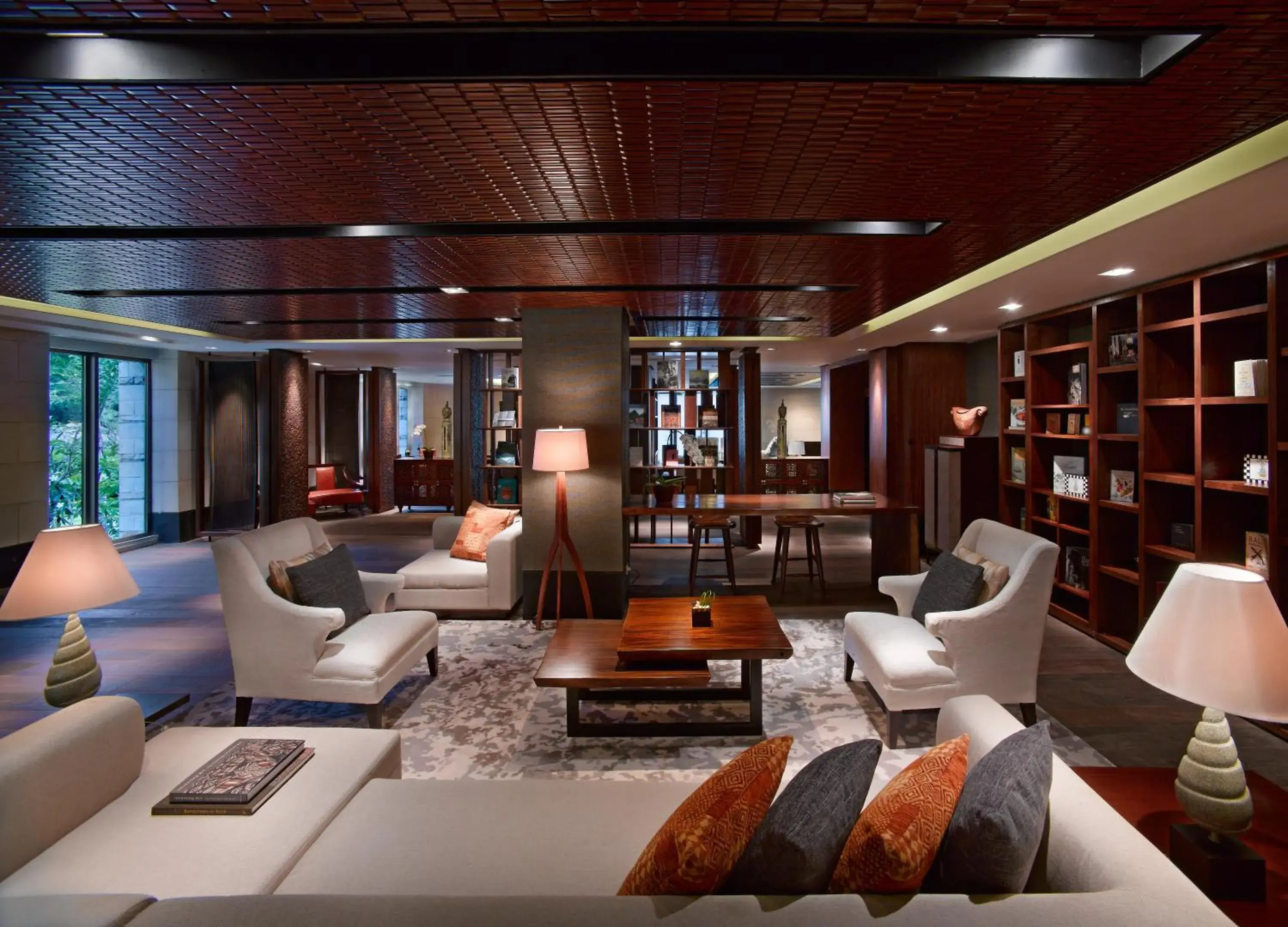 Library, Seating Area in Suites & Villas at Sofitel Bali