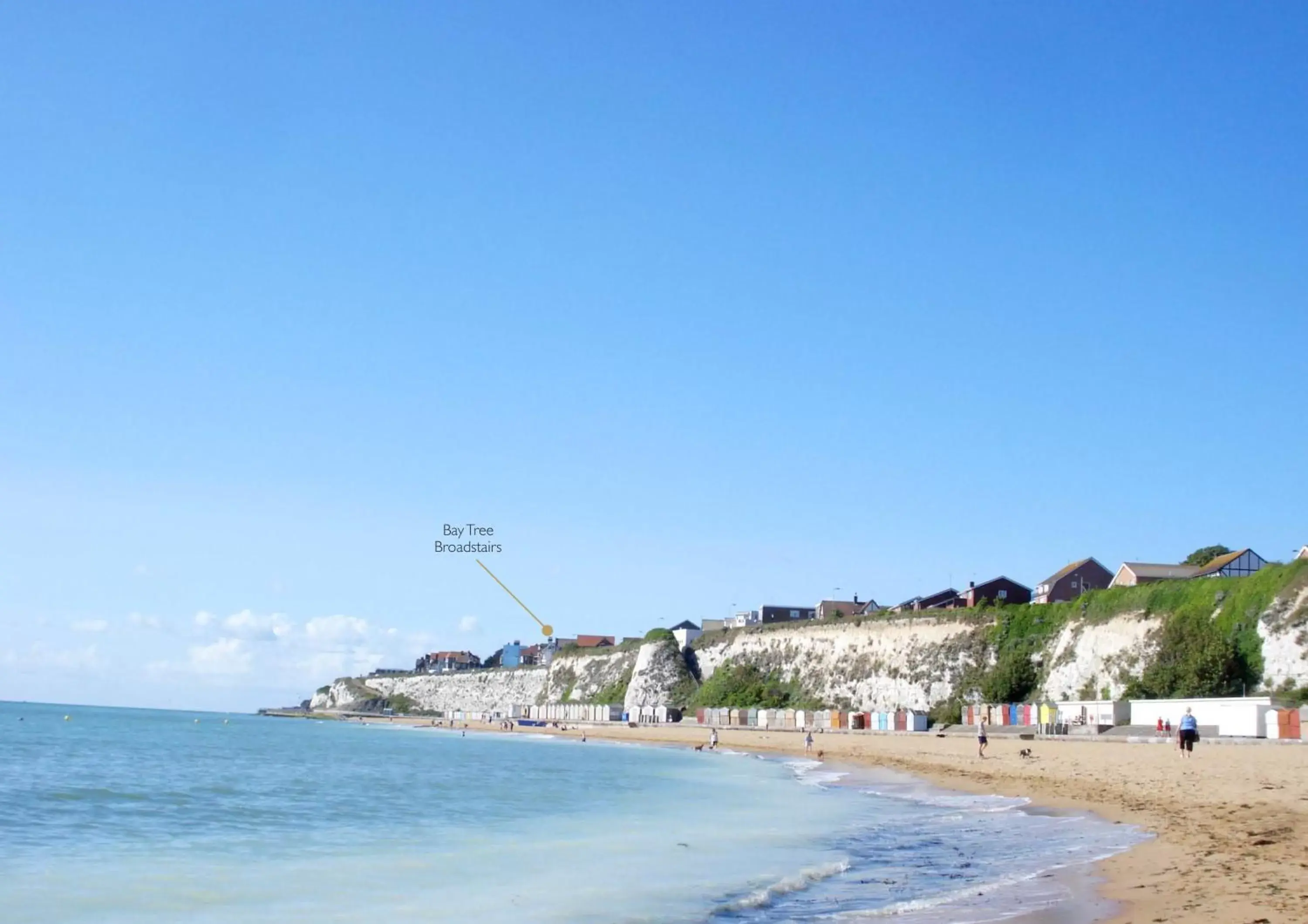 Bird's eye view, Beach in Bay Tree Broadstairs