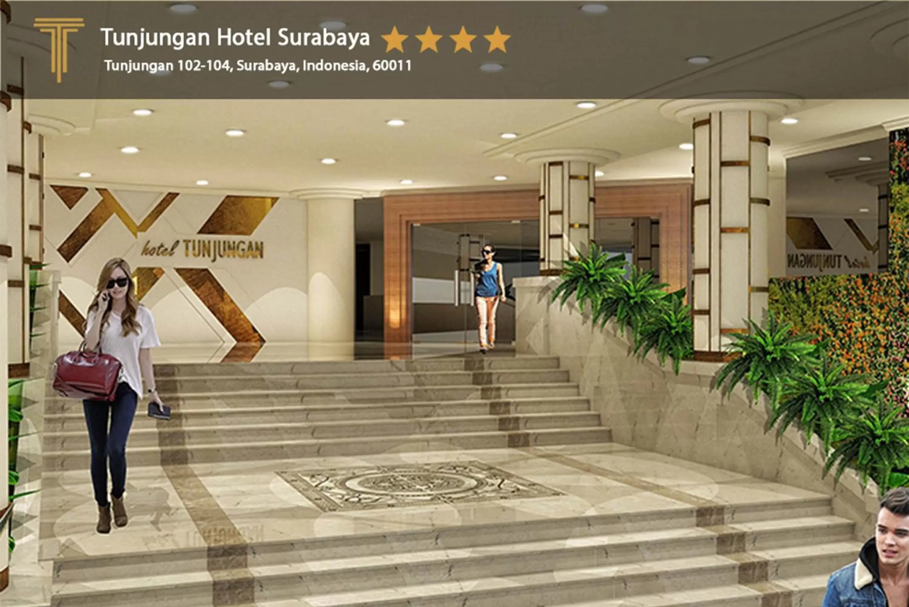 Facade/entrance in Tunjungan Hotel