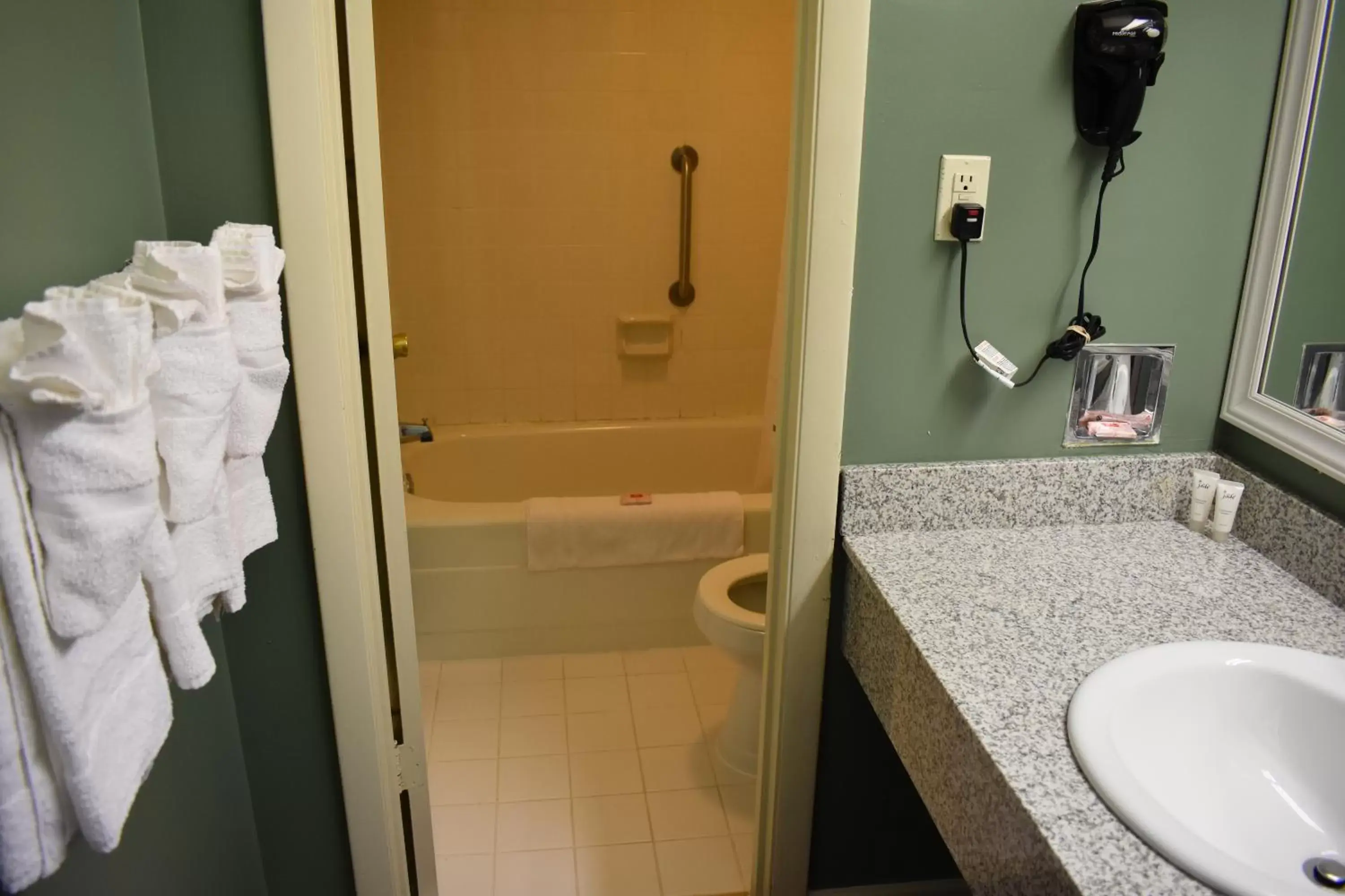 Bathroom in Red Carpet Inn and Suites Culpeper